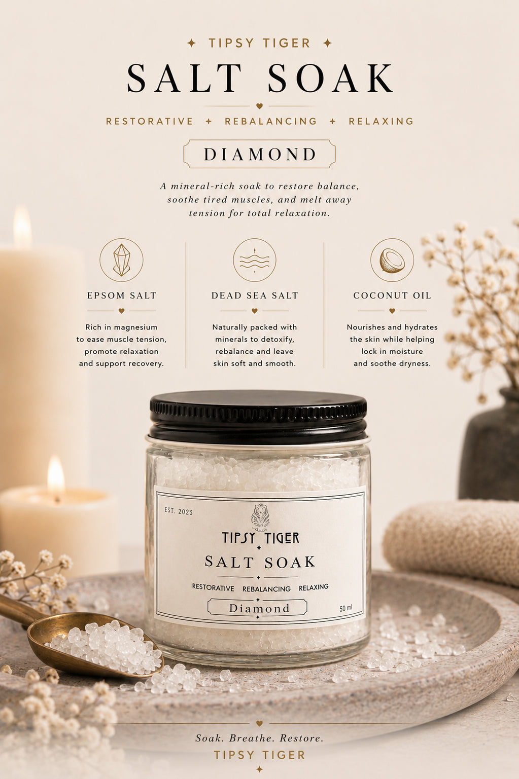 Diamond Salt Soak