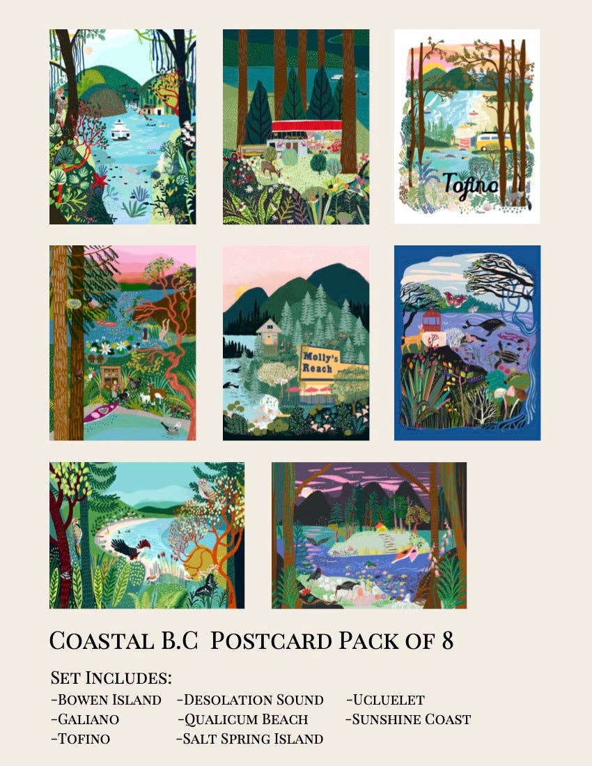 Postcard Pack - Coastal B.C.