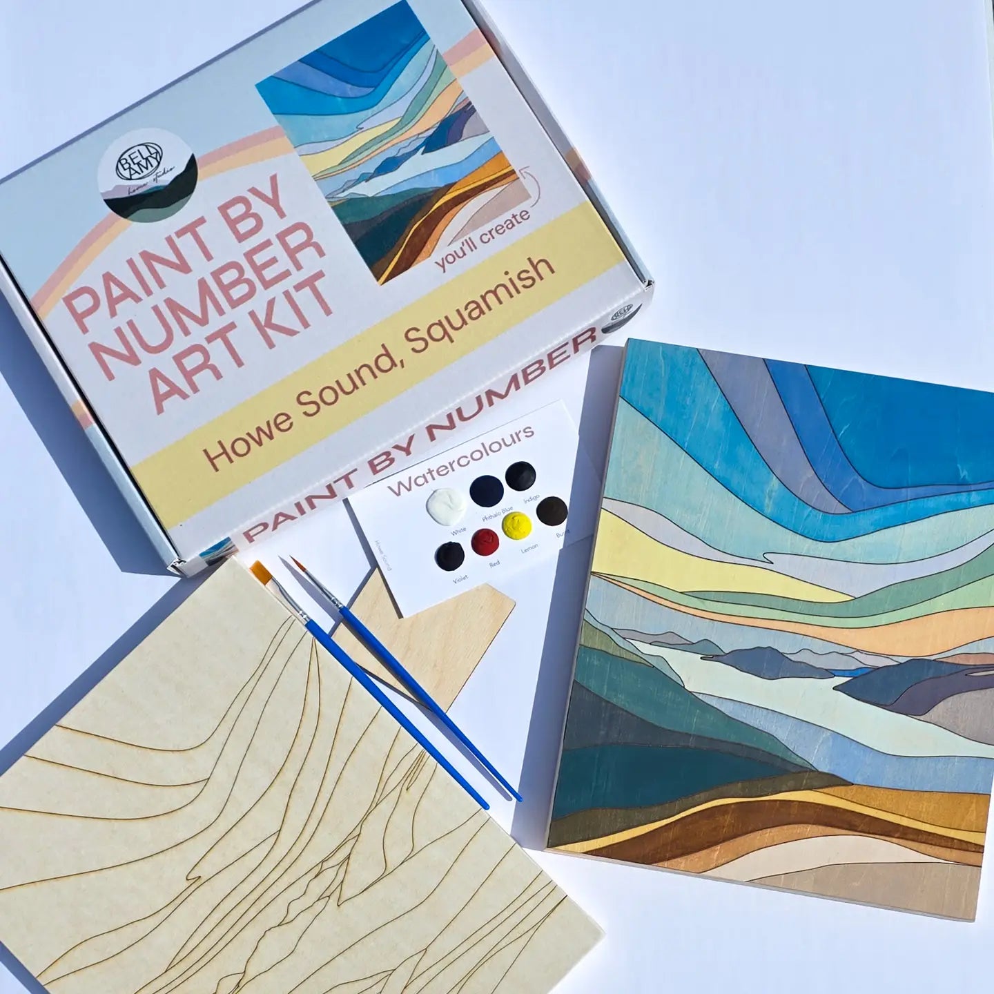 Paint By Number Art Kit - Howe Sound