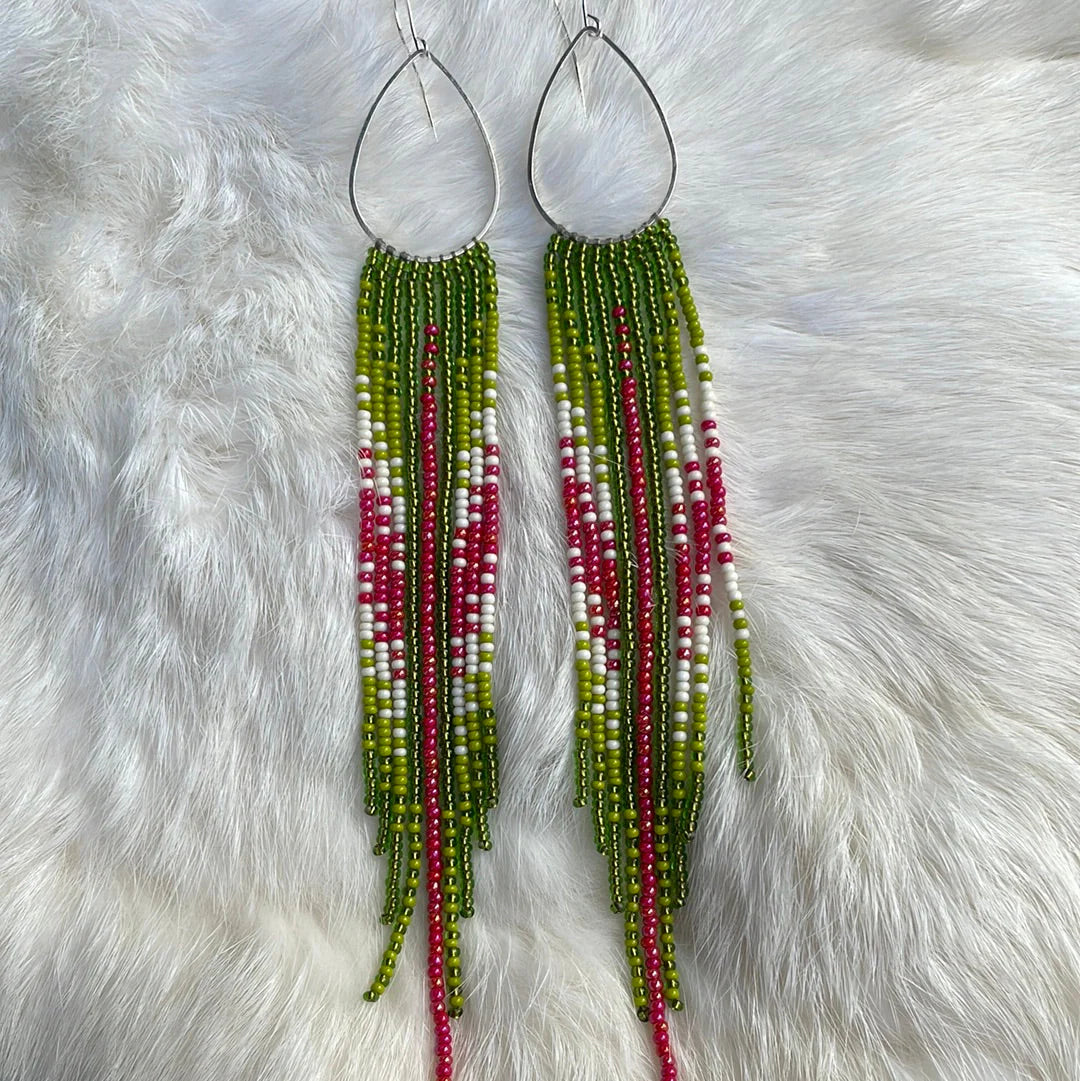 Earrings - Long fringe