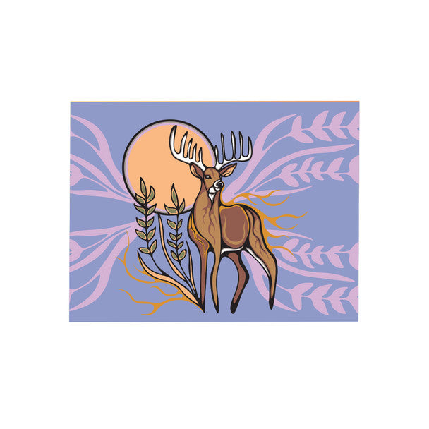 Greeting card - Deer (Waawaashkeshi)