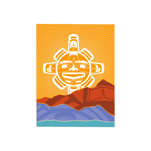 Greeting card - Chilkat Sun