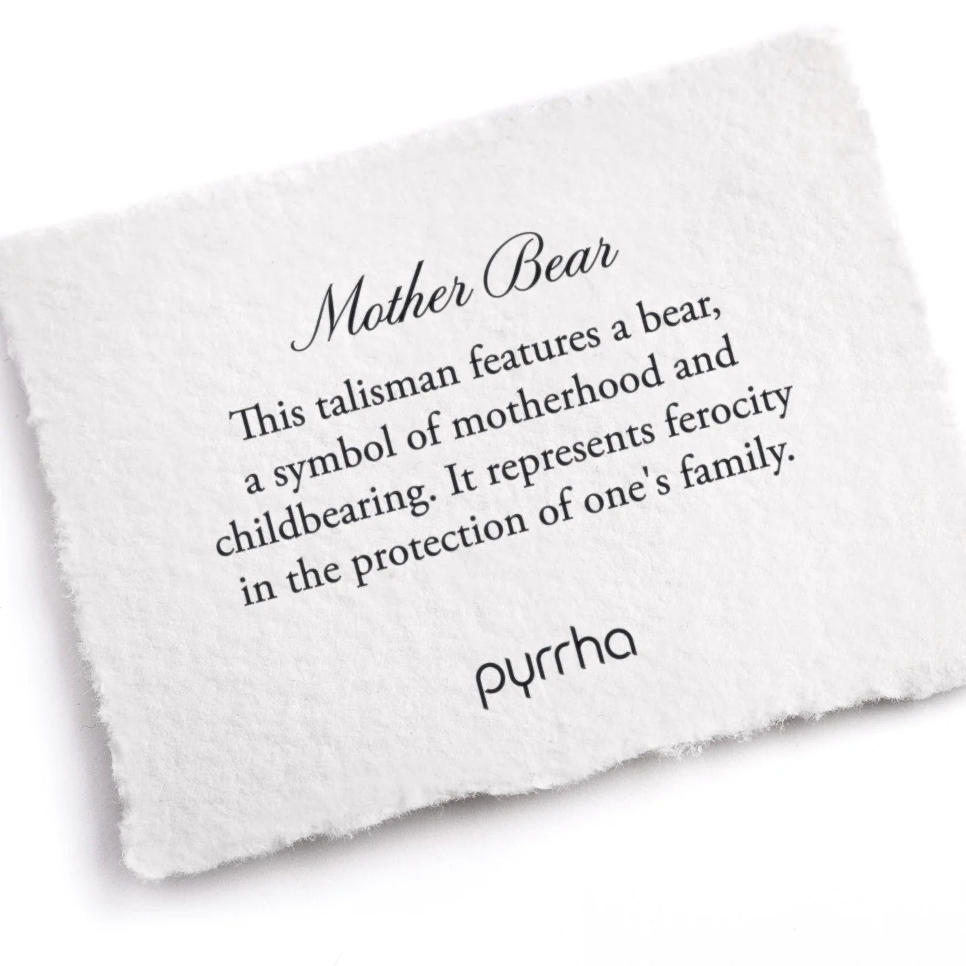 Pyrrha Necklace - Mother Bear
