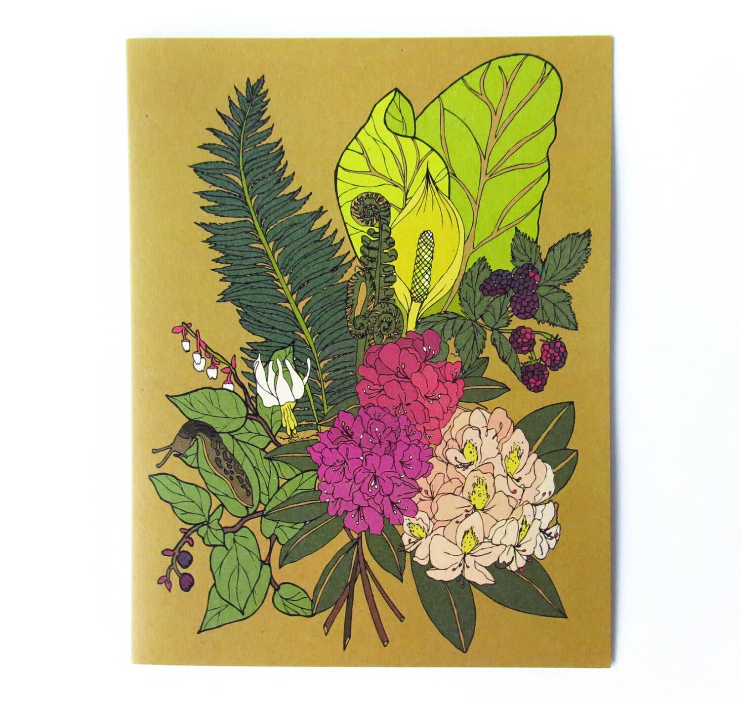 Wild Life Illustration Co - Wild Flowers Greeting Card