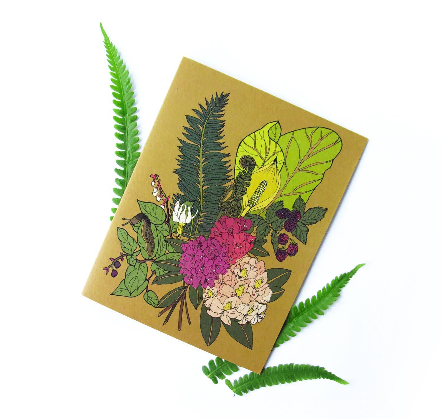 Wild Life Illustration Co - Wild Flowers Greeting Card