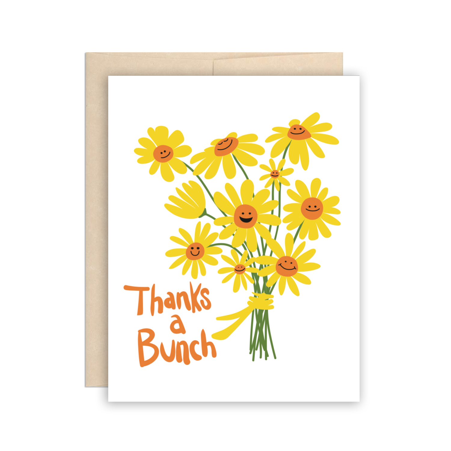 Greeting Card - Thanks a Bunch