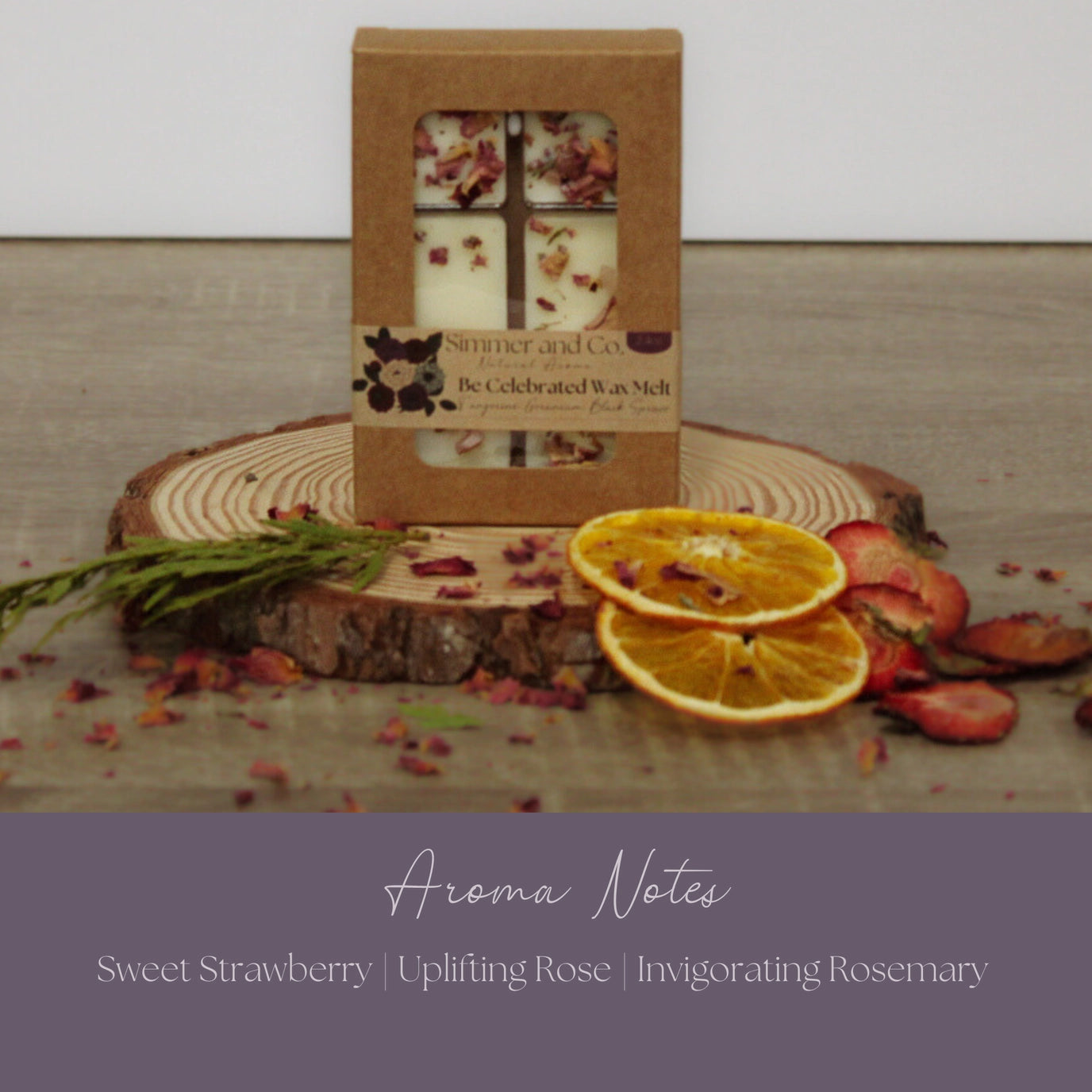 Be Celebrated Simmer Melt | Natural Citrus Floral Wax Cubes