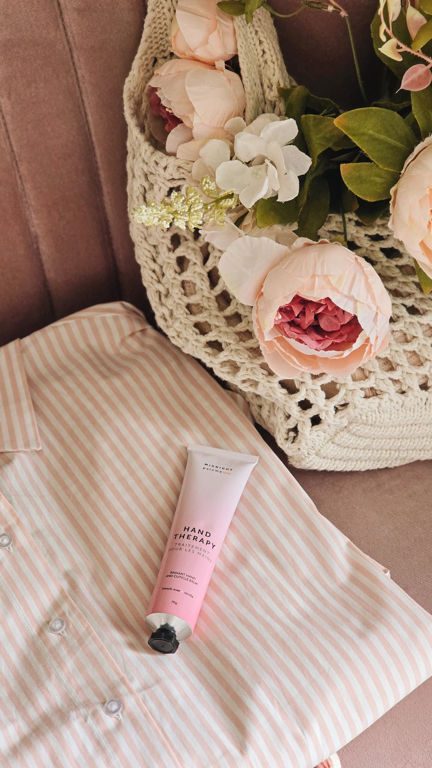 Hand Therapy Hand Cream - French Rose + Vanilla