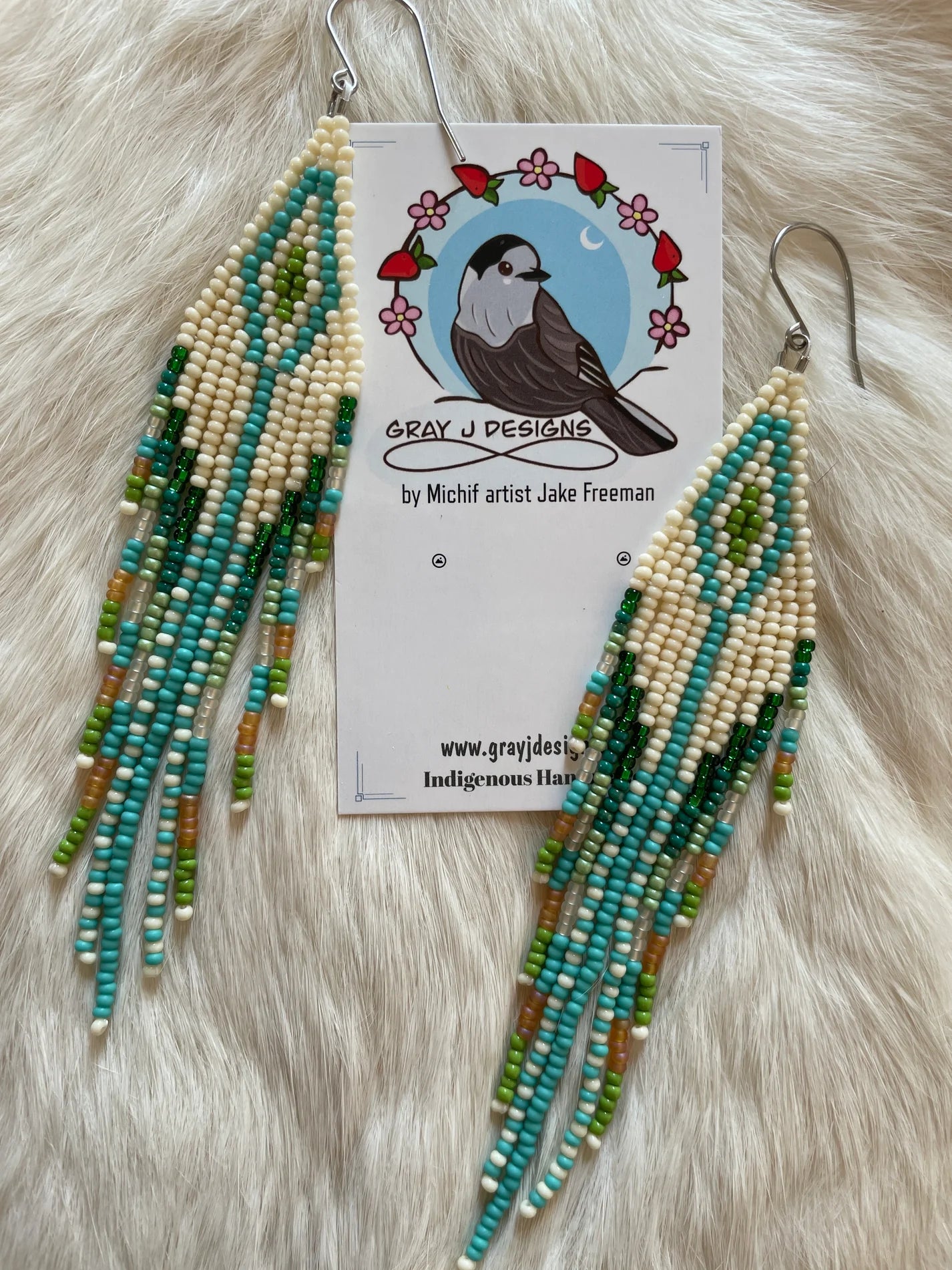 Earrings - Long Statement Fringe