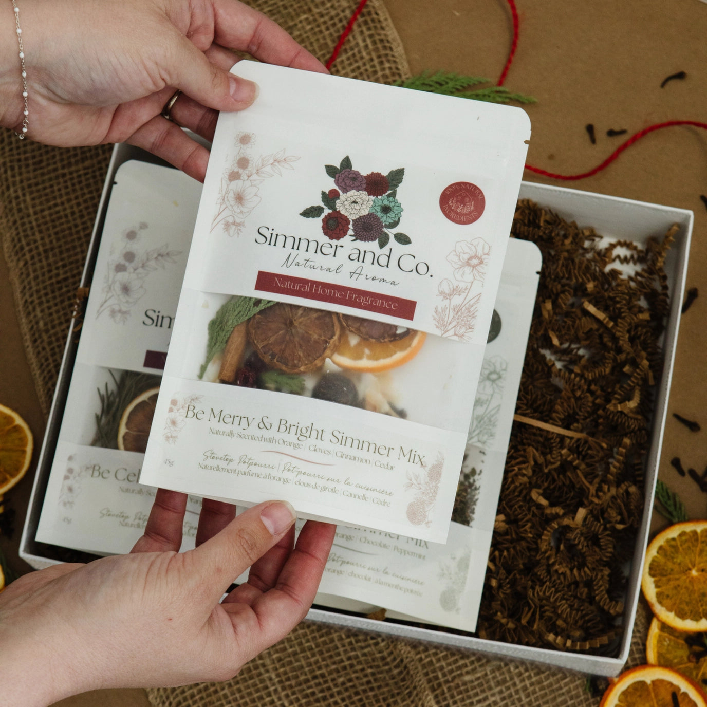 Simmer the Season Gift Set – Natural Holiday Simmer Trio