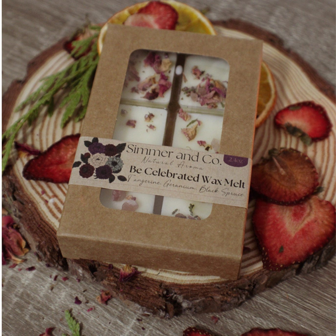 Be Celebrated Simmer Melt | Natural Citrus Floral Wax Cubes