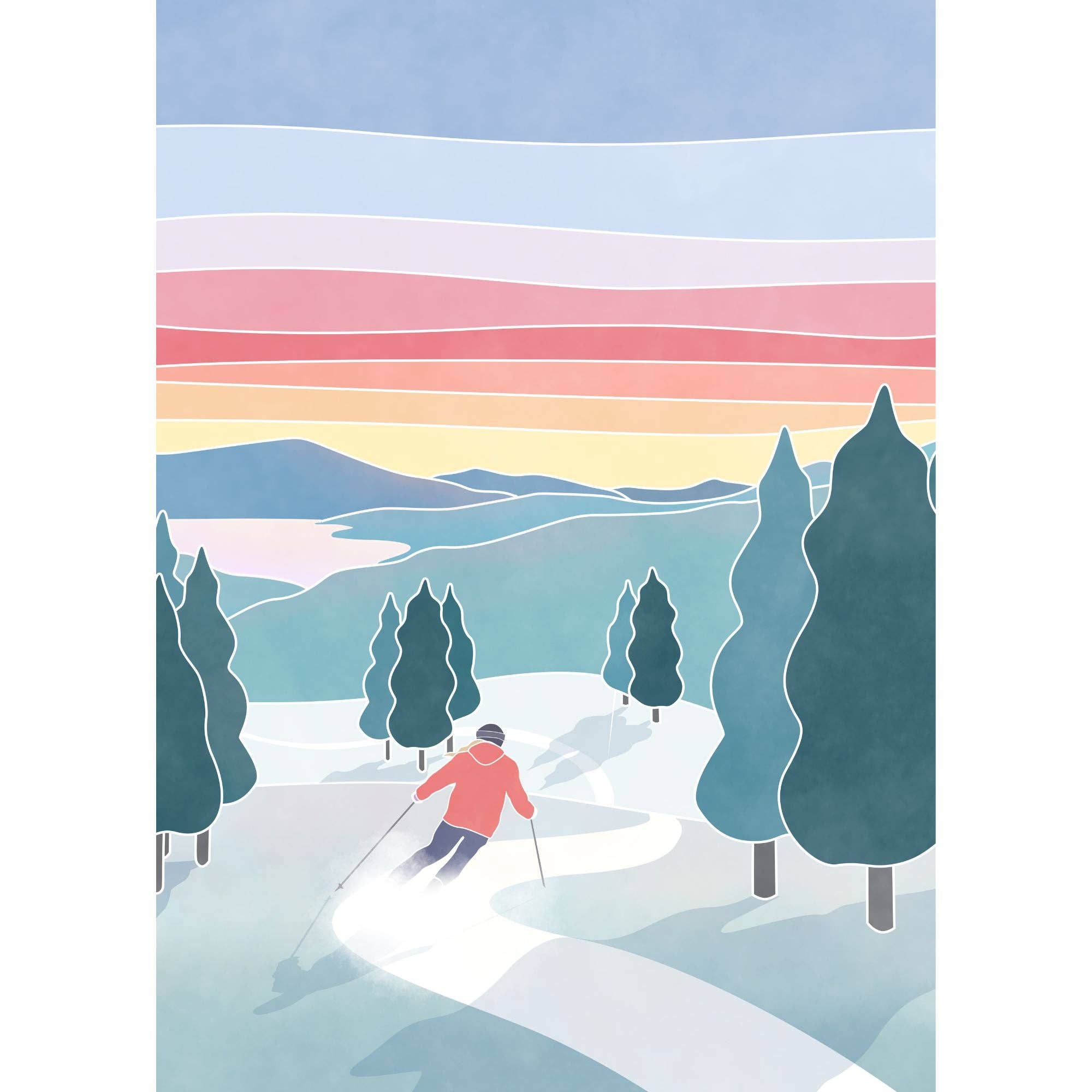 Jigsaw Puzzle - Sunset Ski - 500 pcs