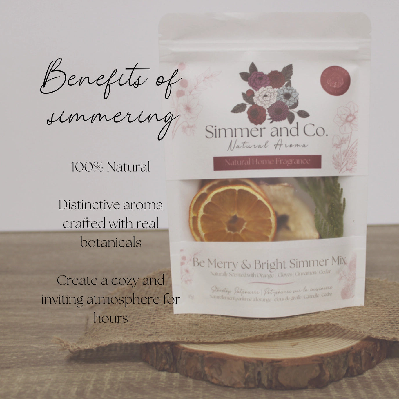Be Merry & Bright Simmer Pot Mix | Limited Edition Holiday Aroma