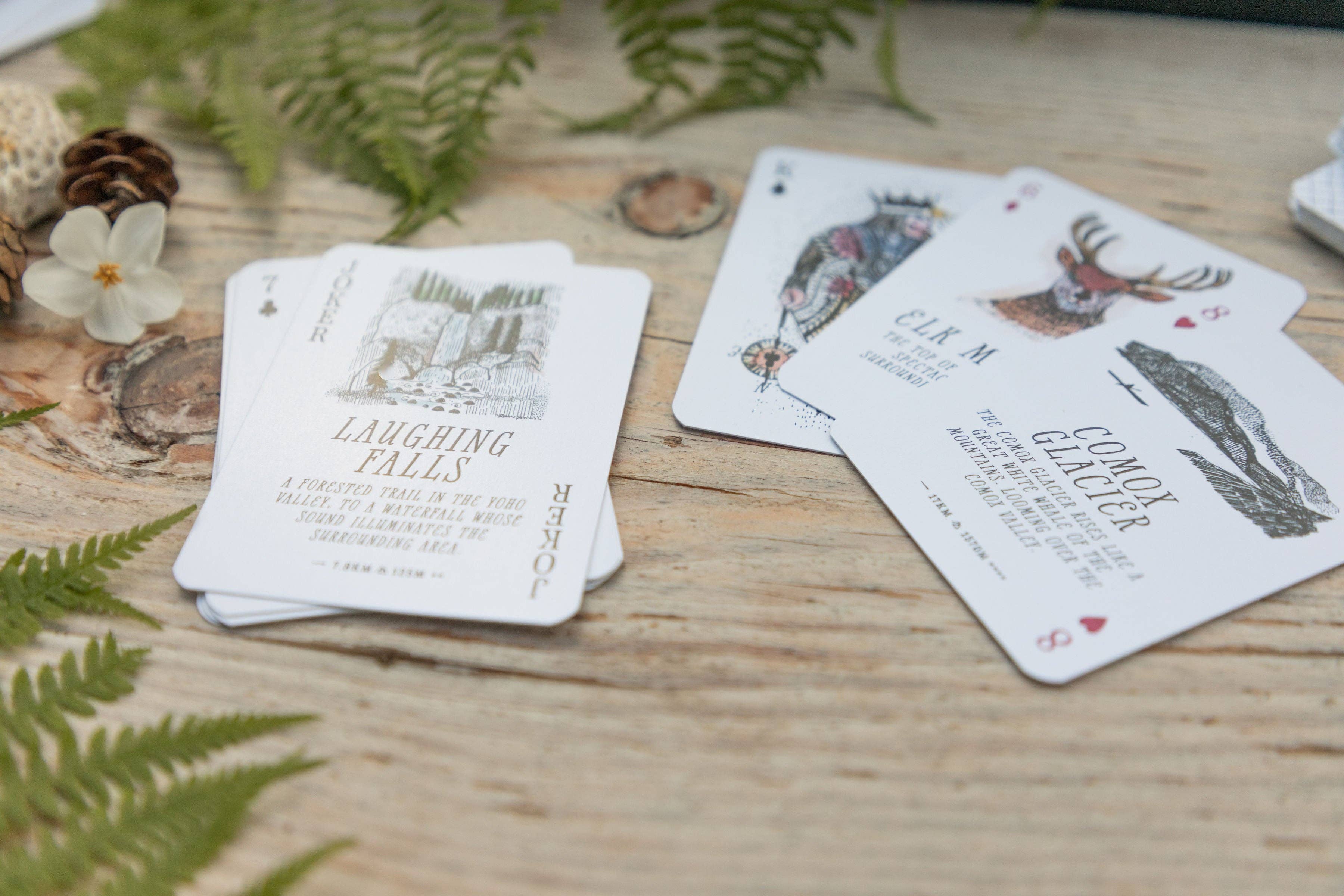 A Deck of Wander: Spectacular hikes around Southern BC - Playing cards