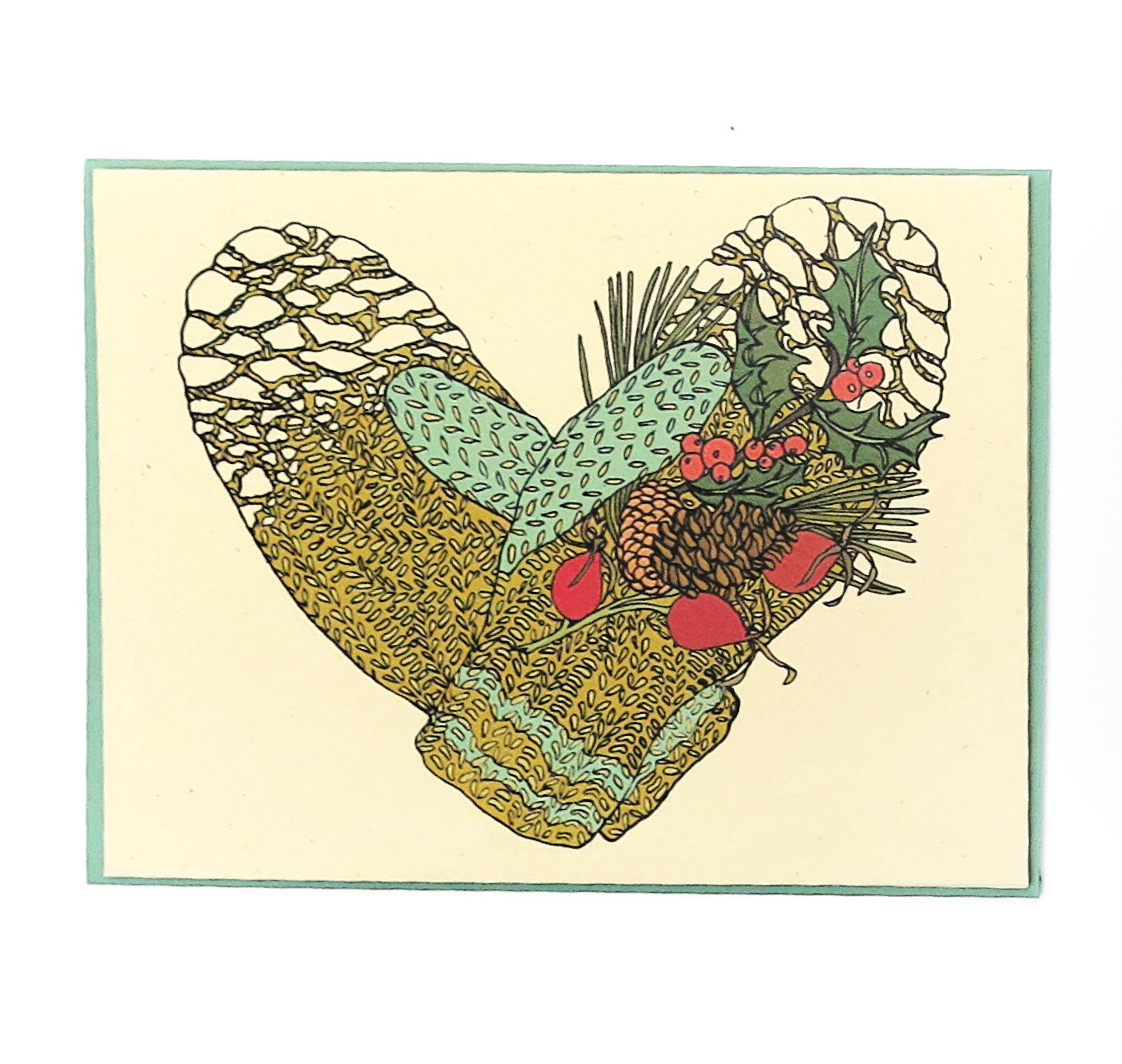 Greeting Card - Holiday Mittens