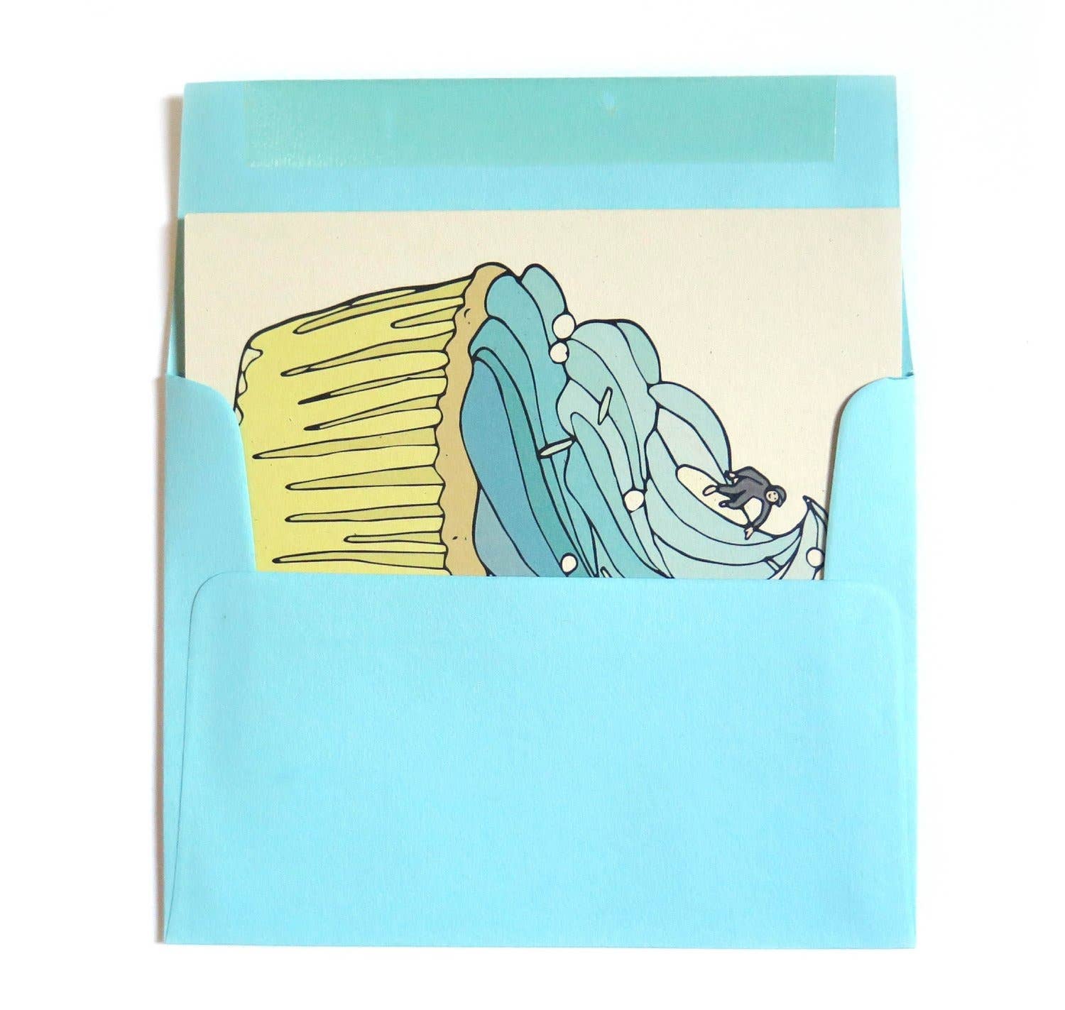 Greeting Card - Wave Cupcake