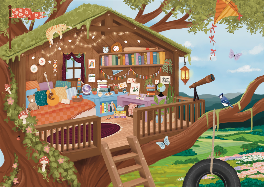 Jigsaw Puzzle - Treetop Hideout - 250 pcs