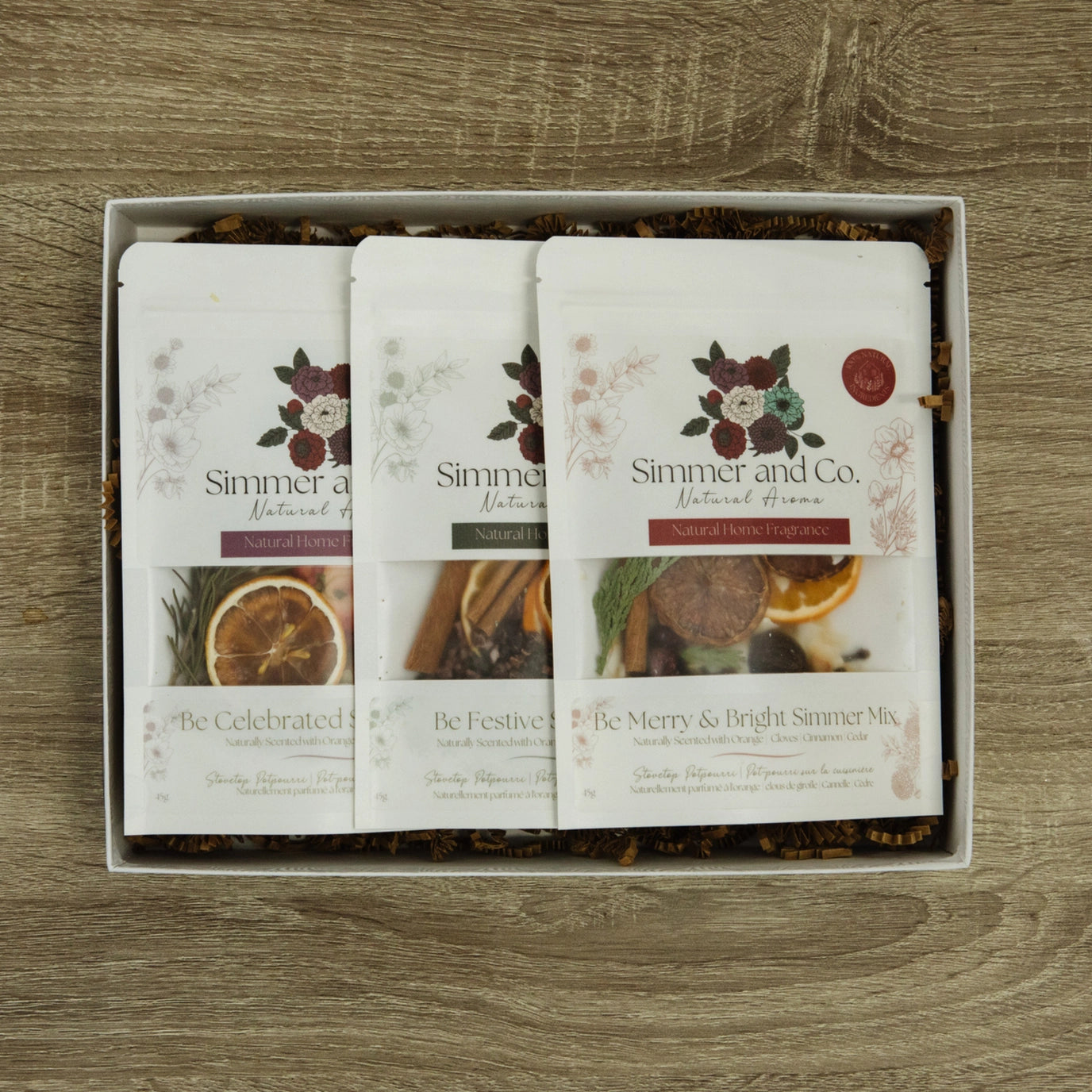Simmer the Season Gift Set – Natural Holiday Simmer Trio