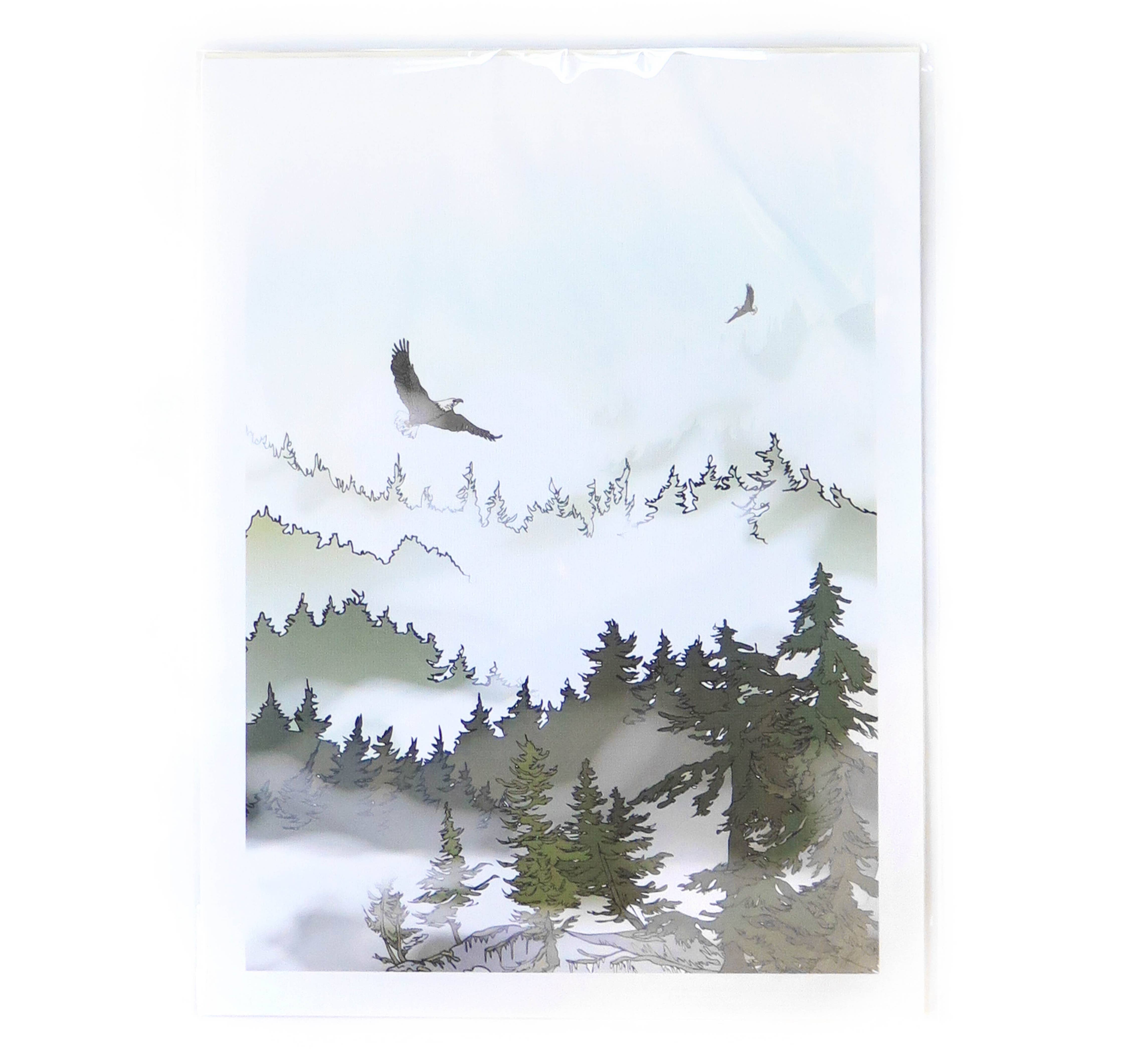 Art Print - Foggy Forest