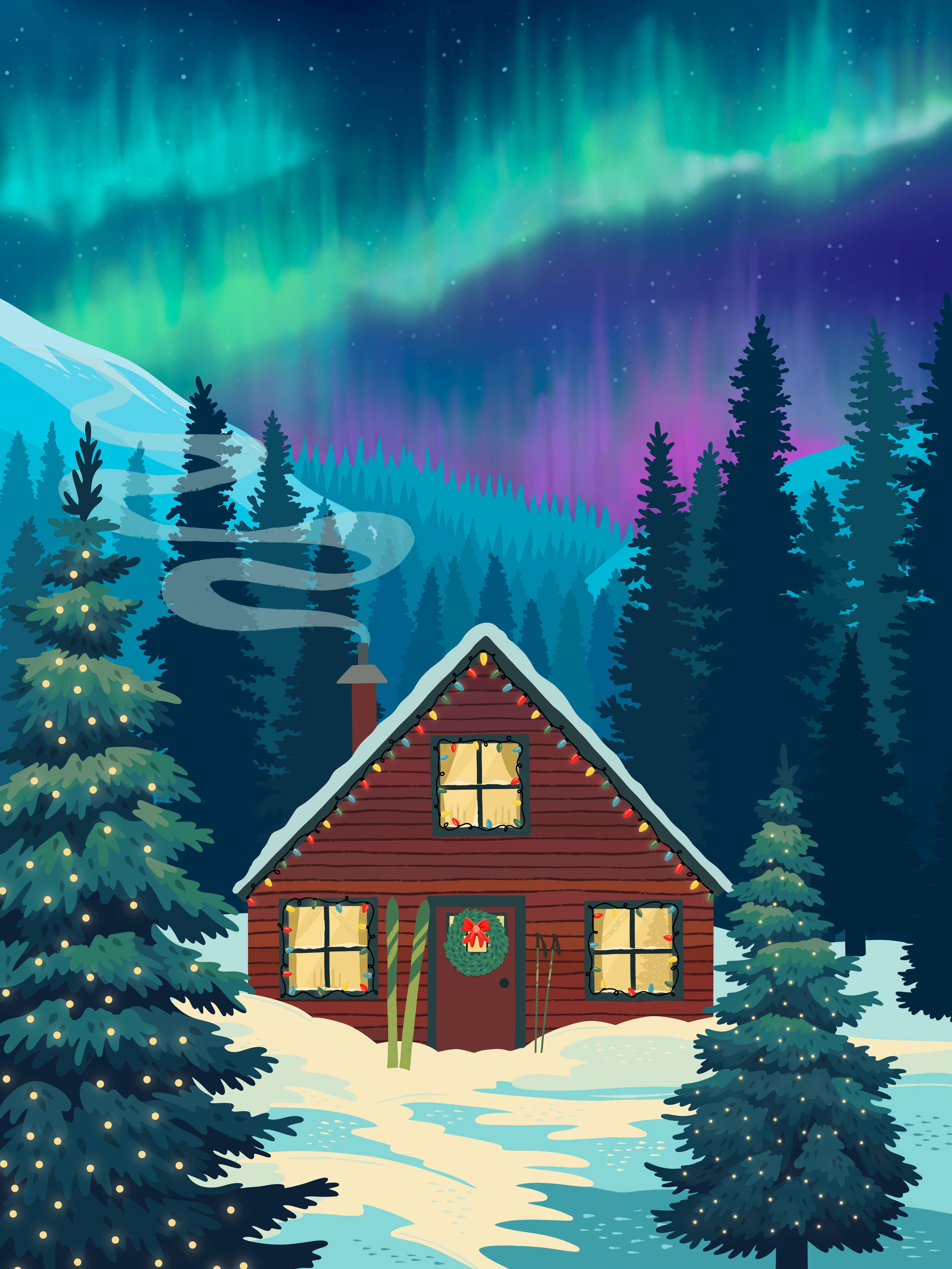 Jigsaw Puzzle - Northern Cabin - 500 pcs