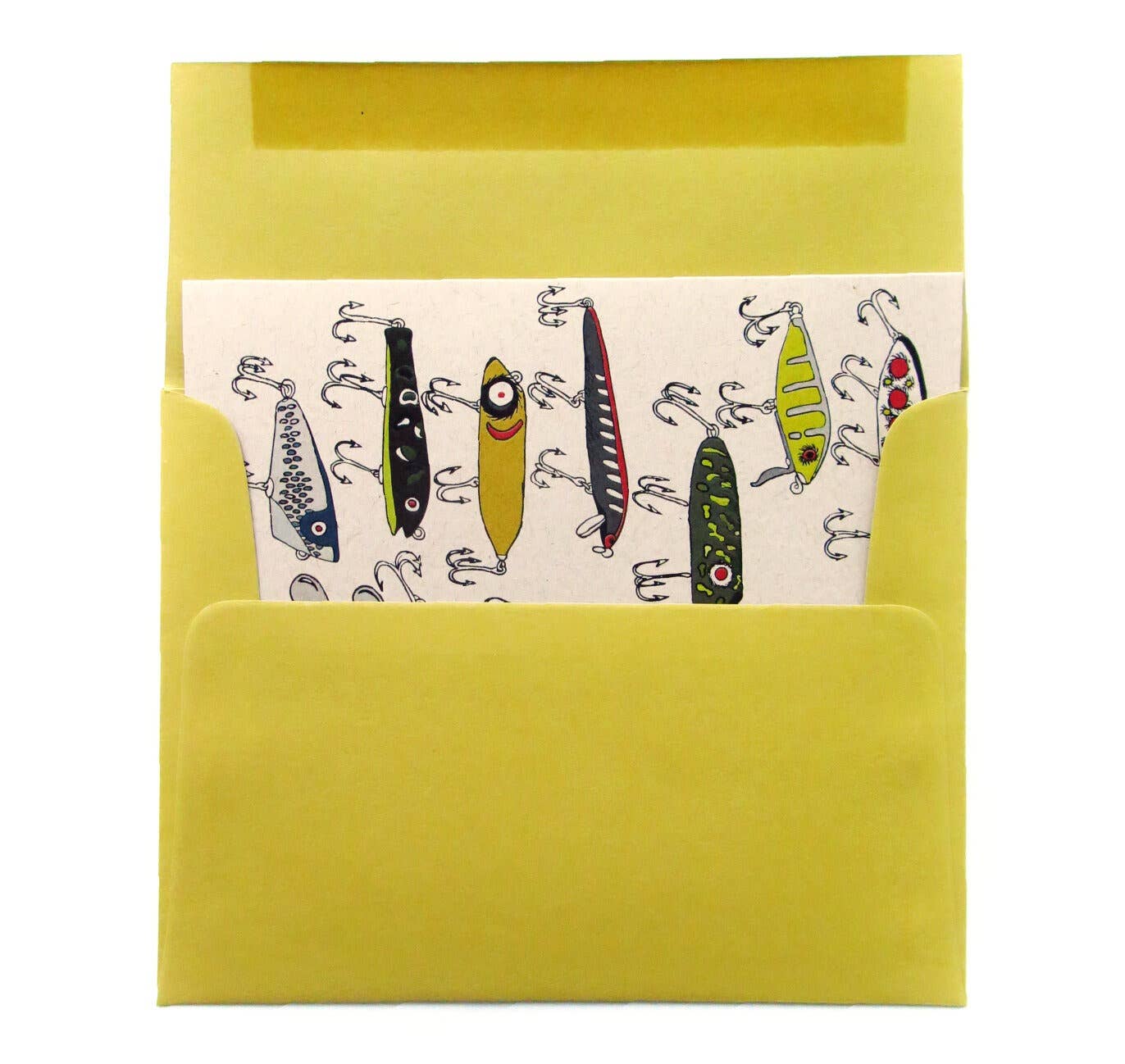 Wild Life Illustration Co - Fishing Lures Card