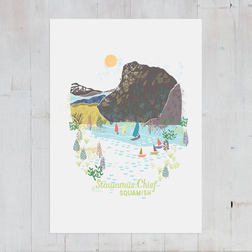 Art Print. -Squamish "The Chief"