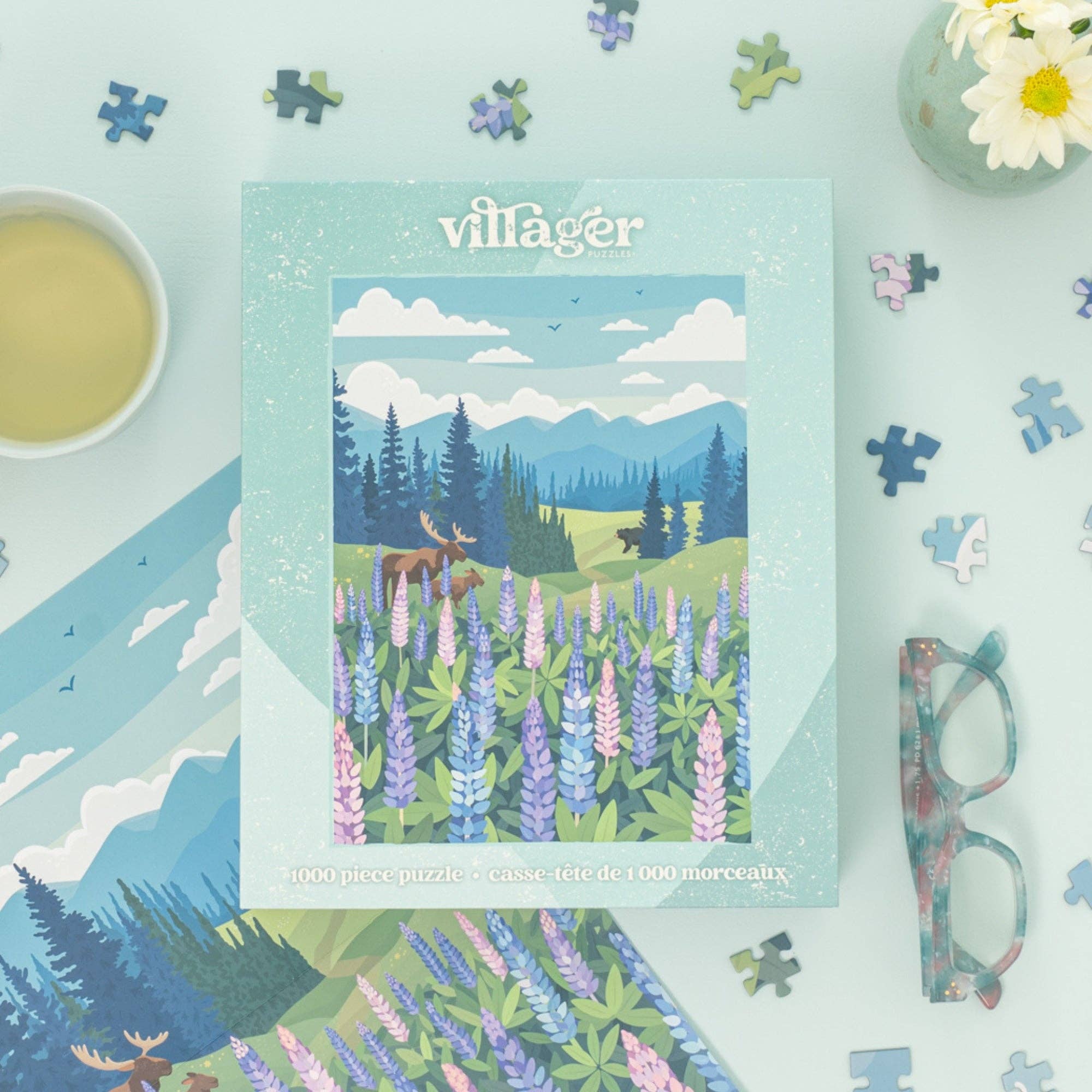 Jigsaw Puzzle - Lupines Meadow - 1000 pcs