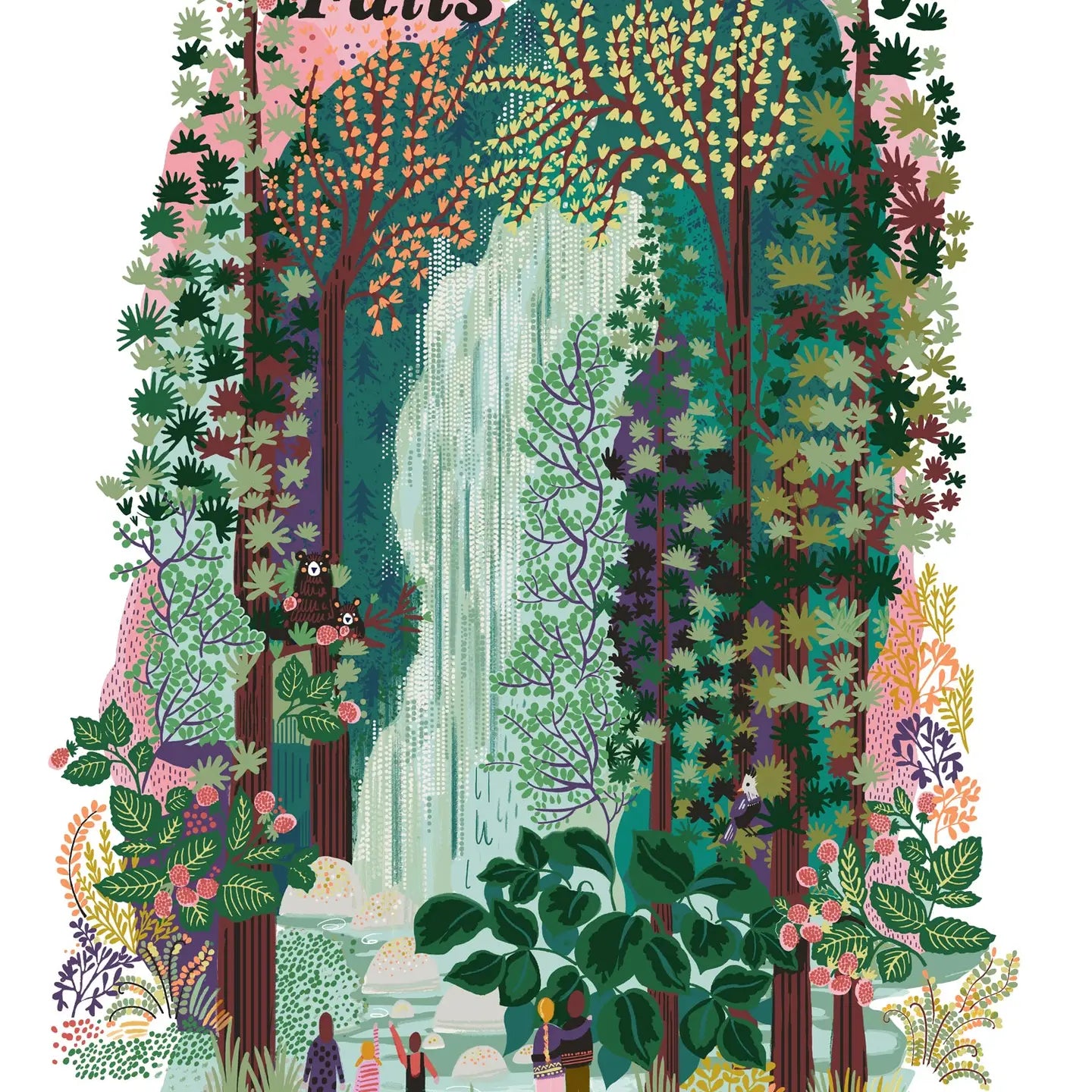 Anja Jane Illustrations - Art Print - Shannon Falls