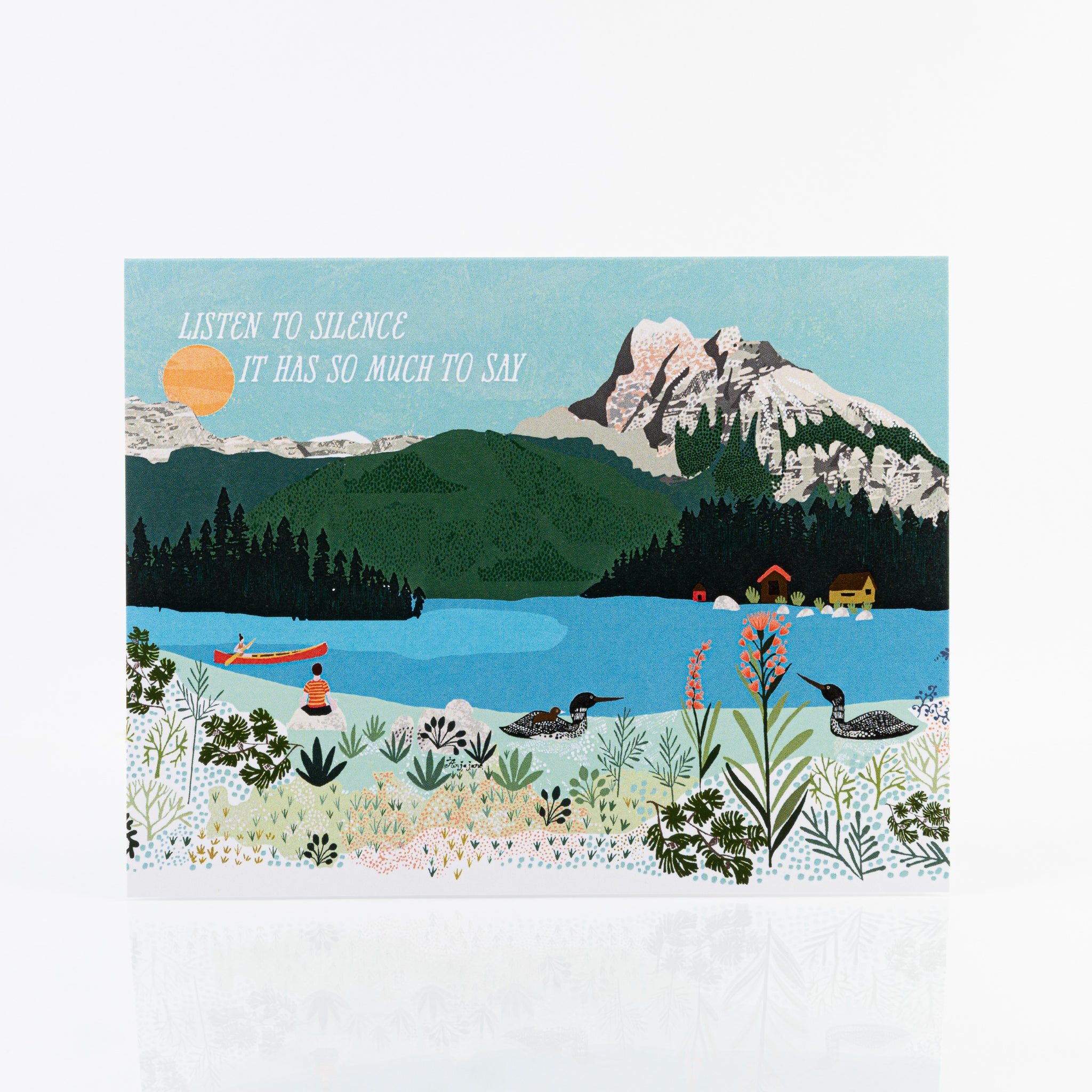 Greeting Card - Listen to the Silence