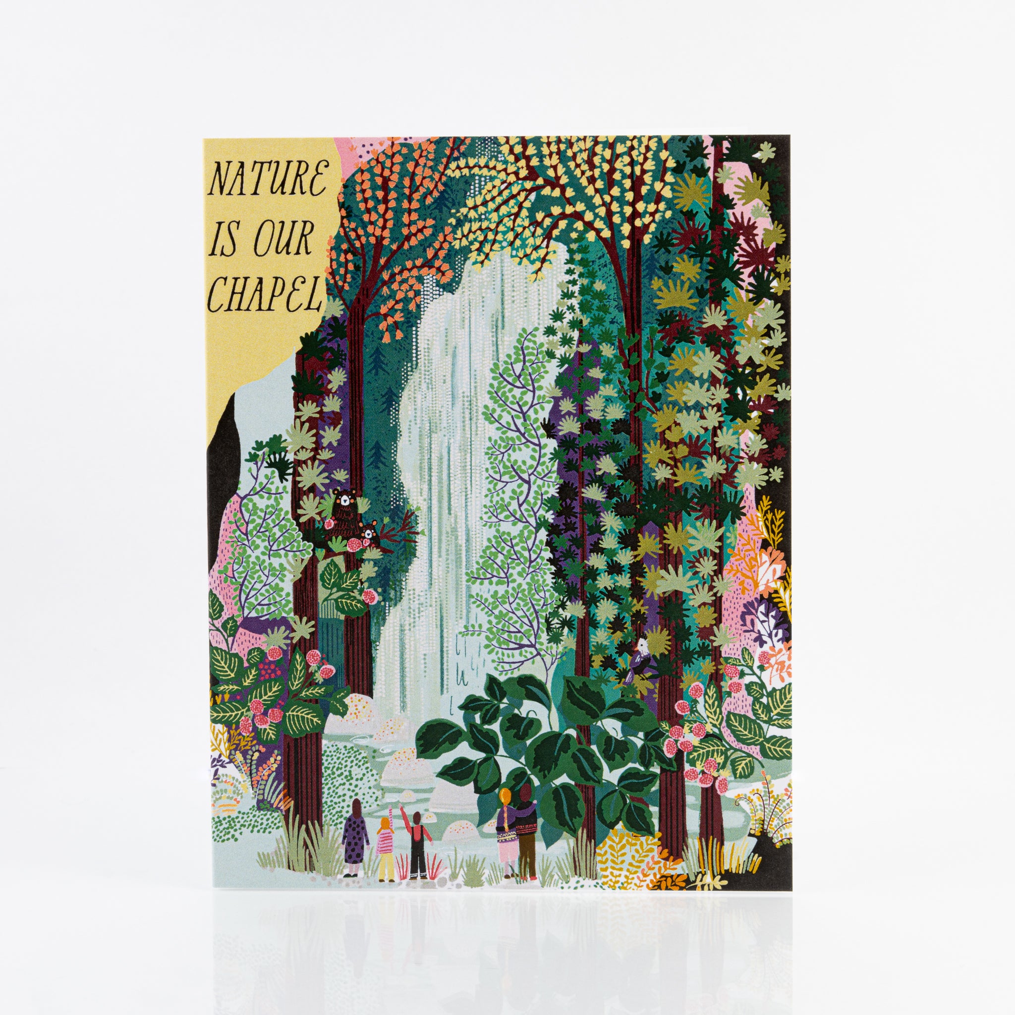 Anja Jane Illustrations - Greeting Card - Nature is our Chapel