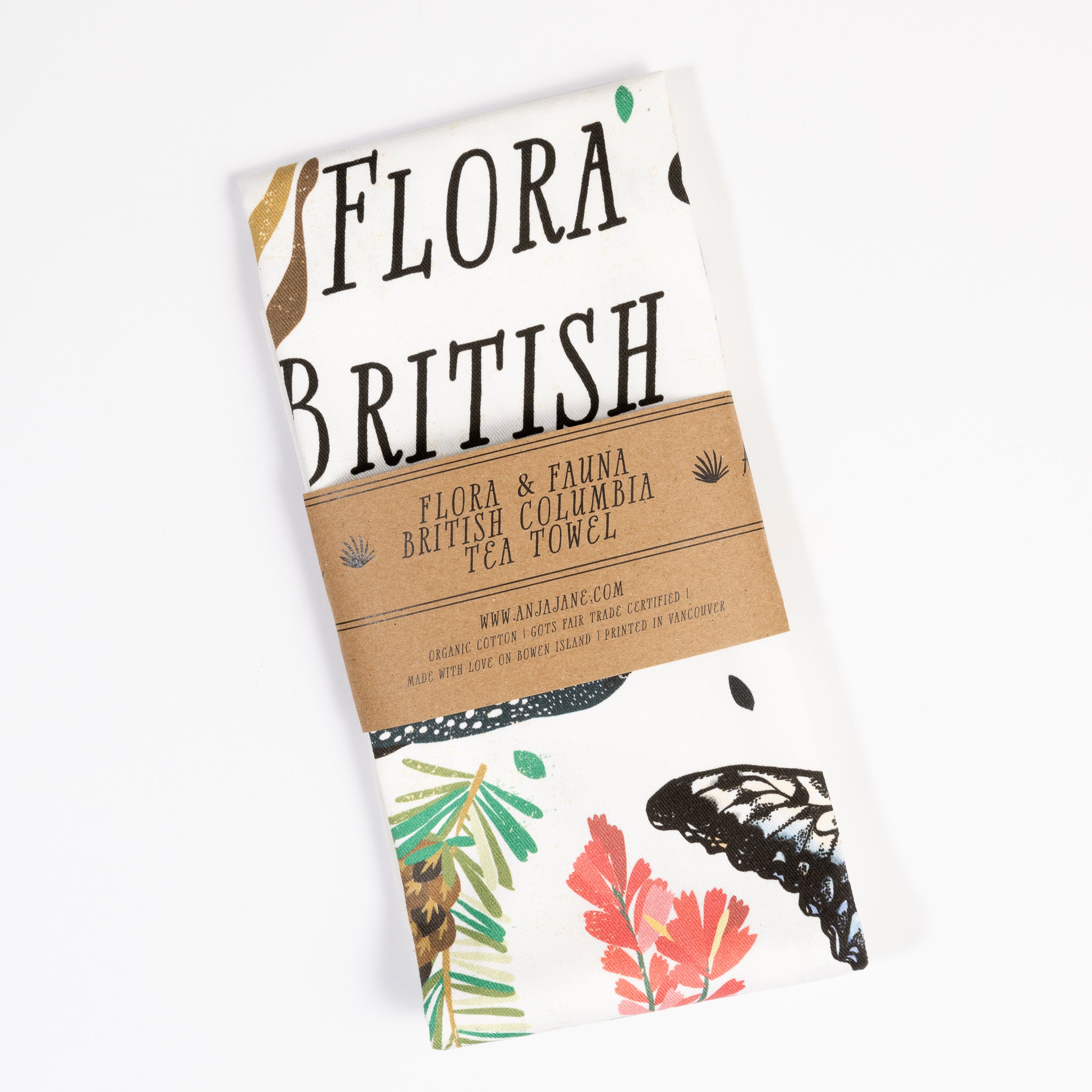 Anja Jane Illustrations - Tea Towel - BC Flora and Fauna