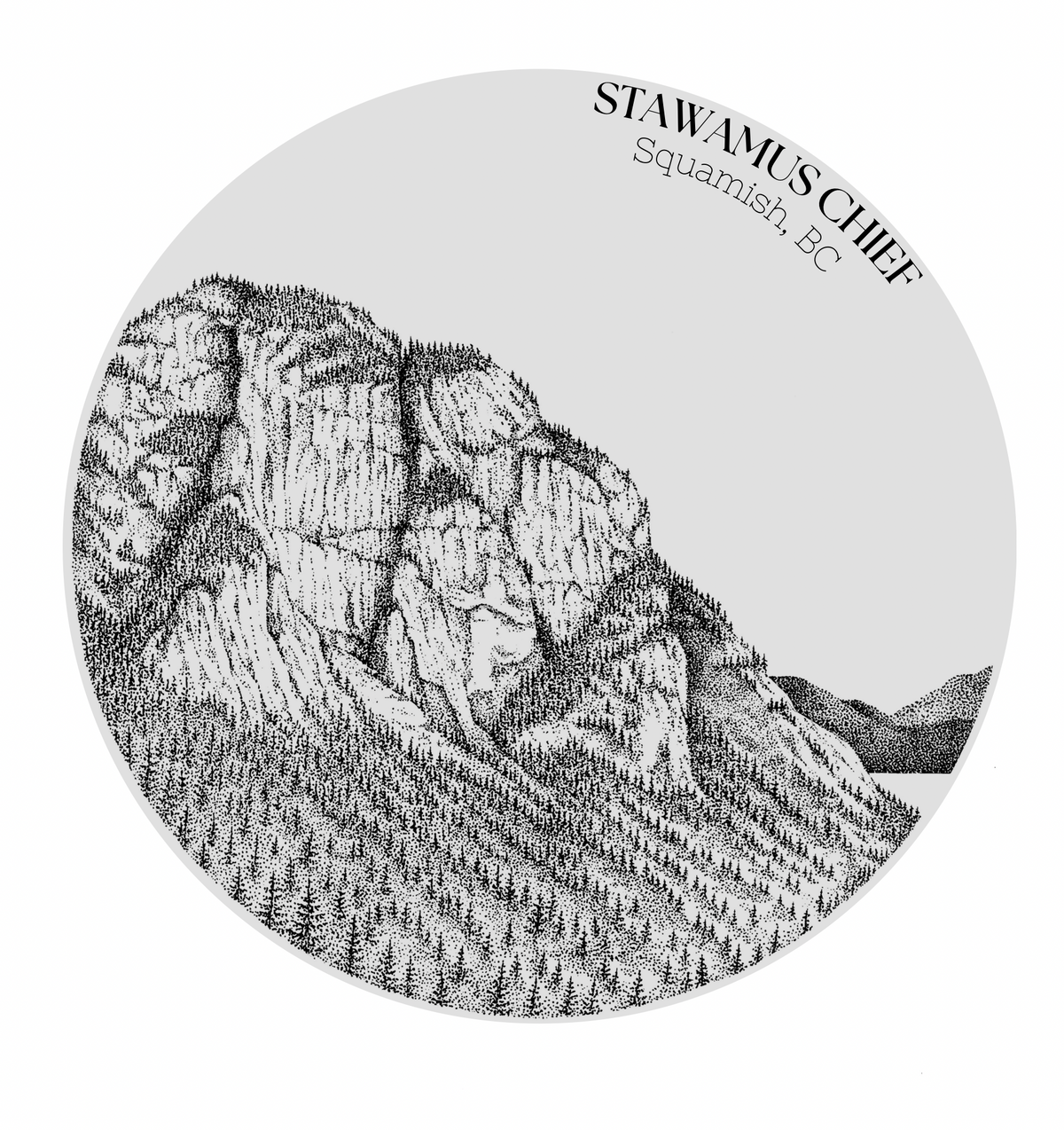 Sticker - Stawamus Chief, Squamish BC