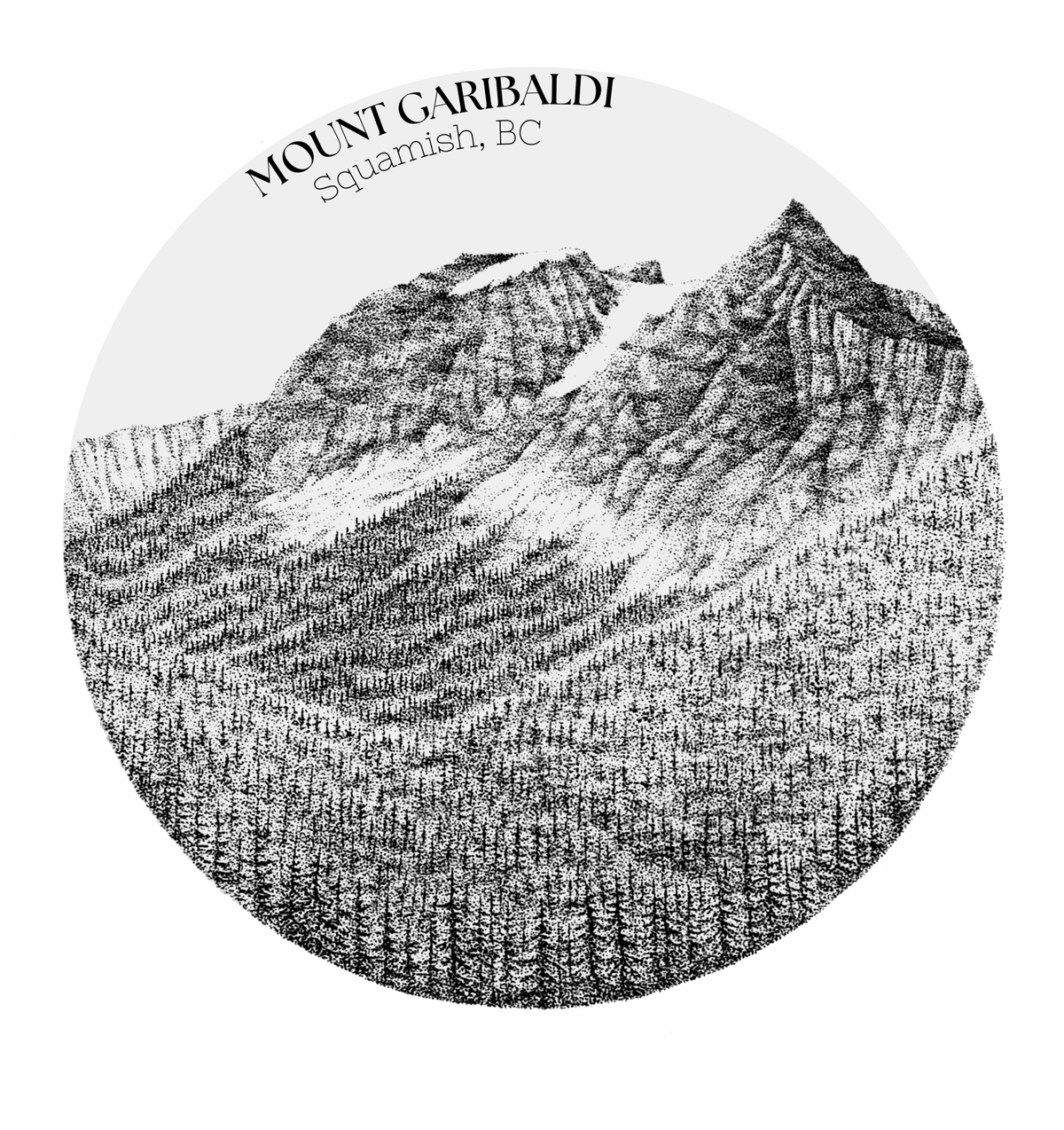 Sticker - Mount Garibaldi, Squamish BC