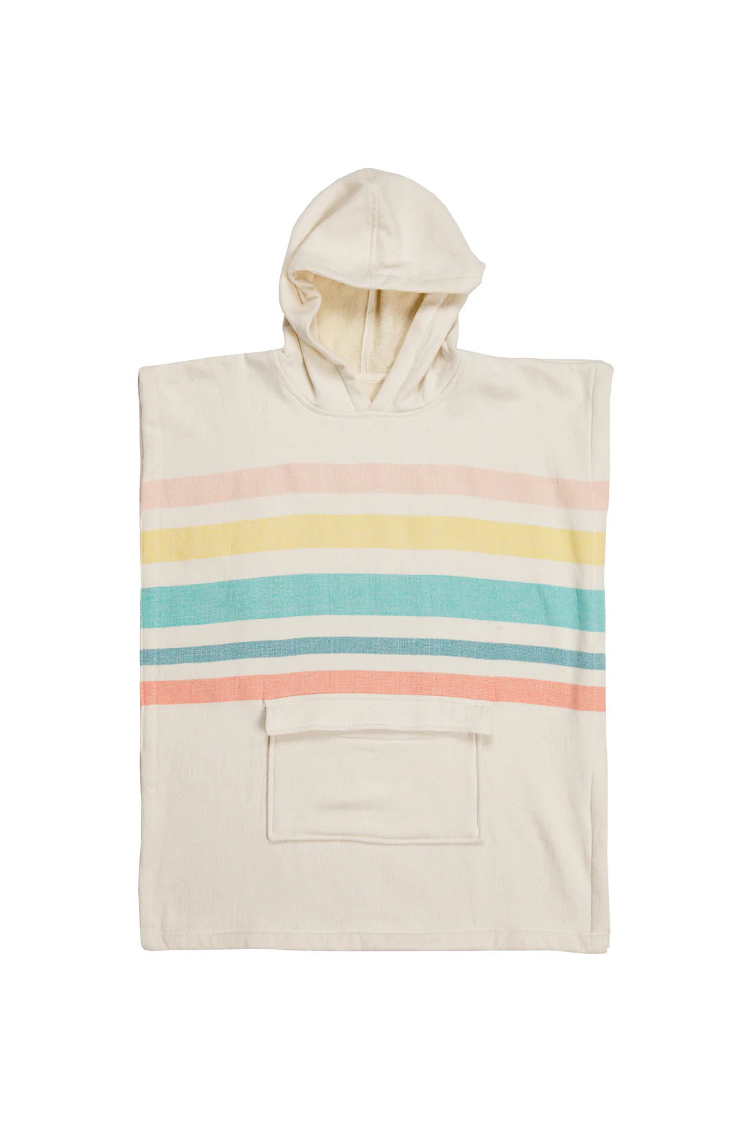 Kid's Stripe Terry Poncho - Byrd