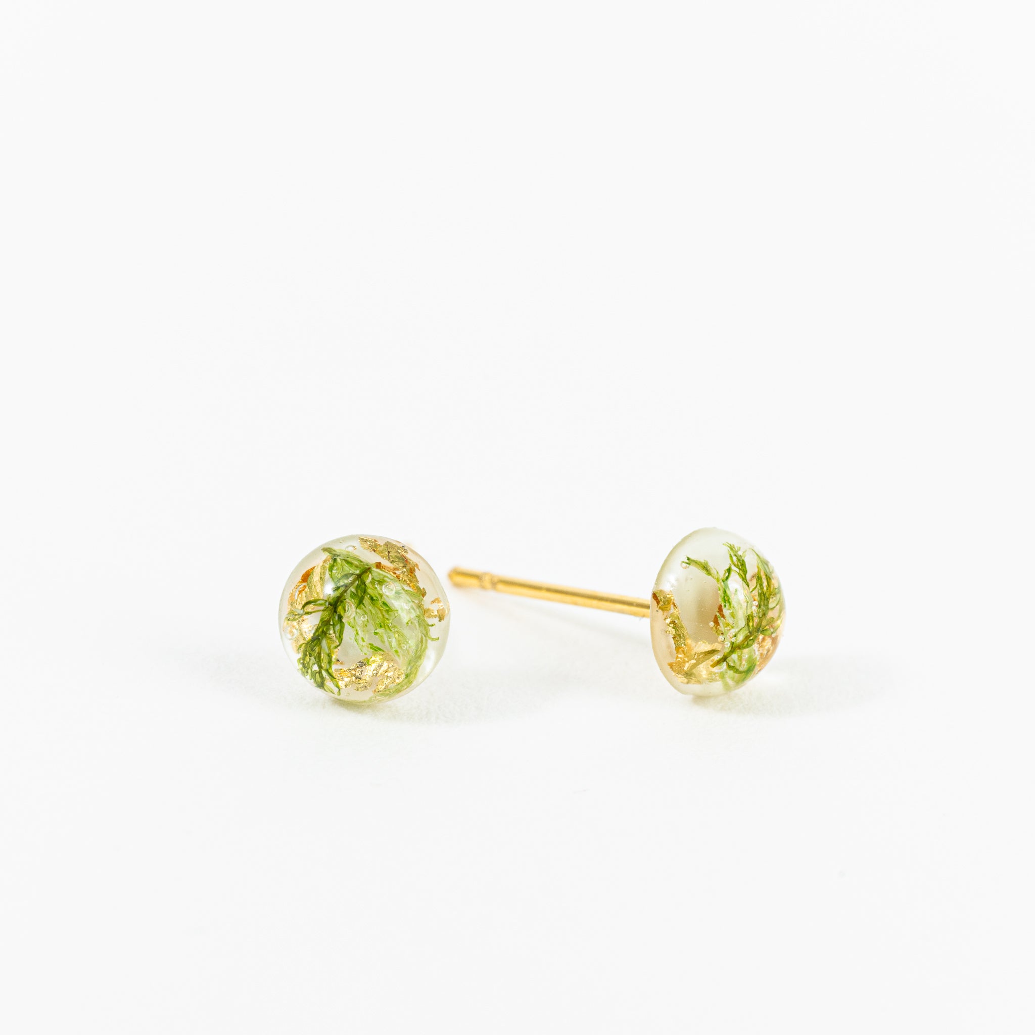 Earrings - Botanical Round Stud