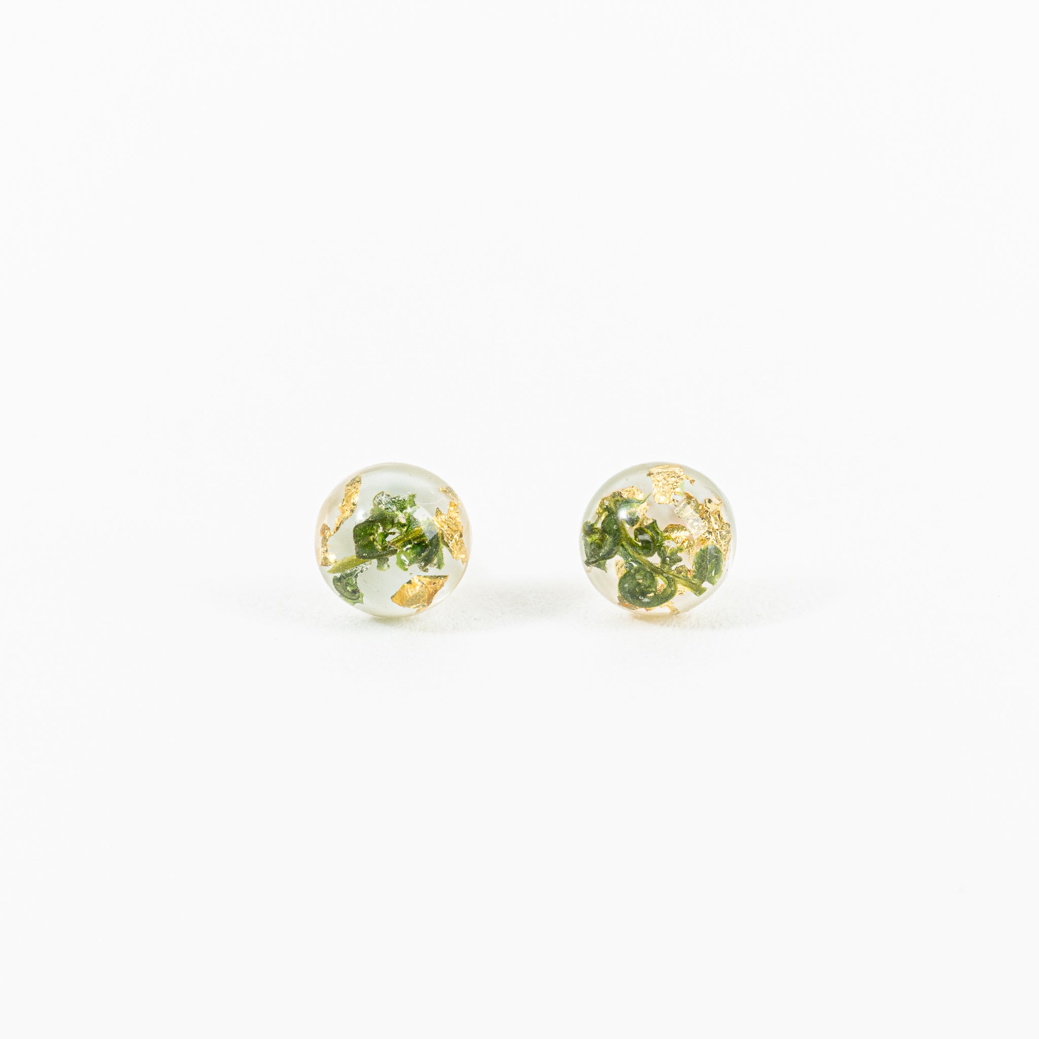 Earrings - Botanical Round Stud