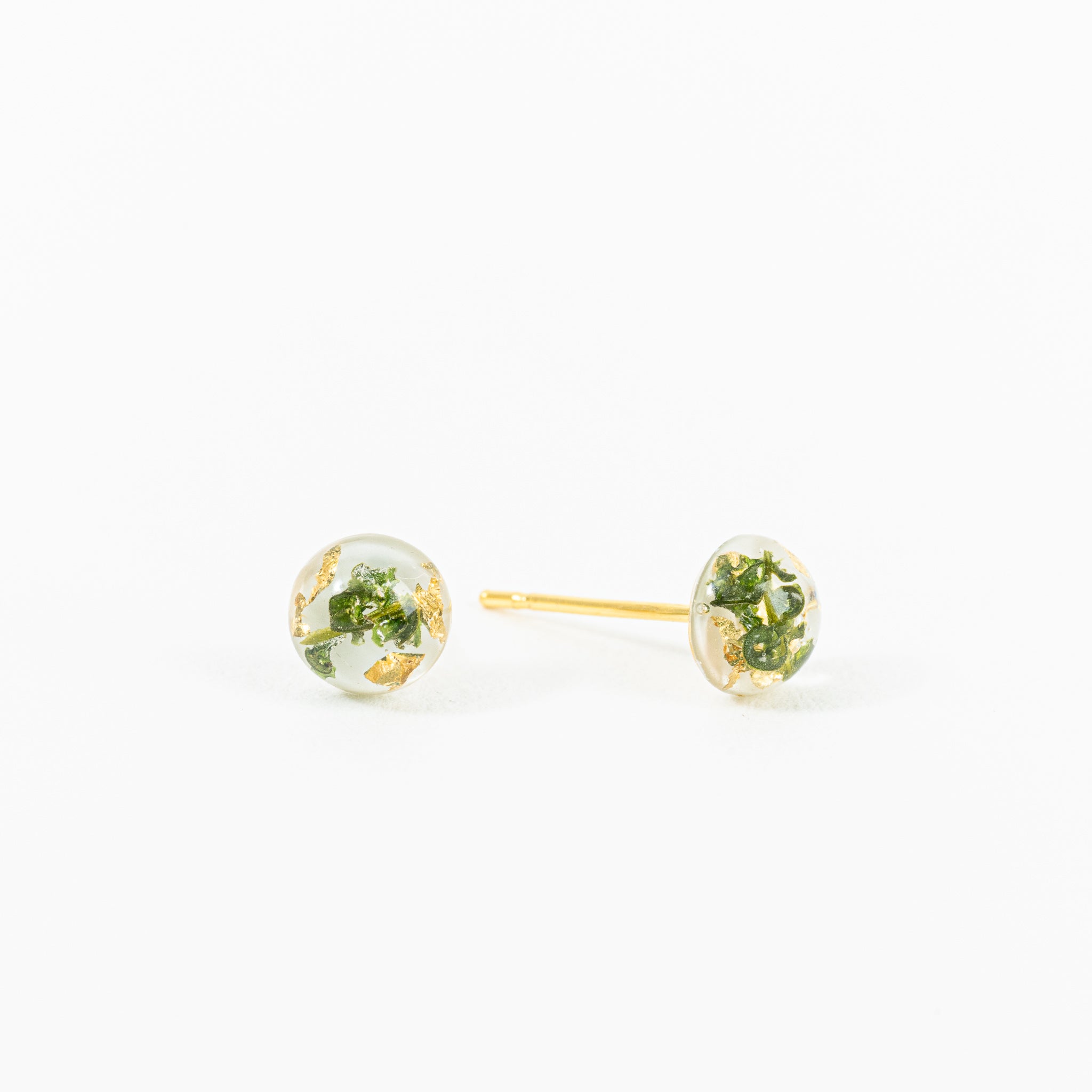 Earrings - Botanical Round Stud