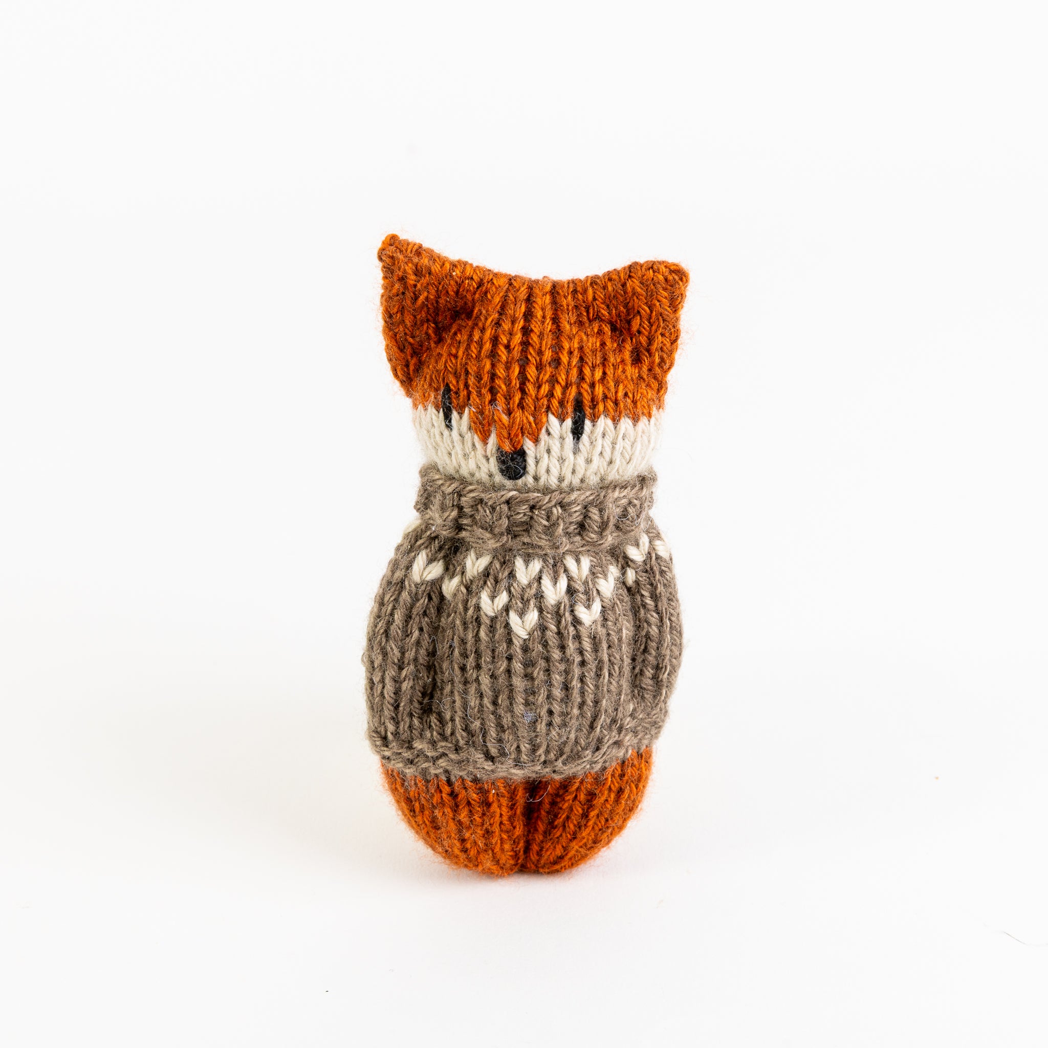 Hand Knitted Fox