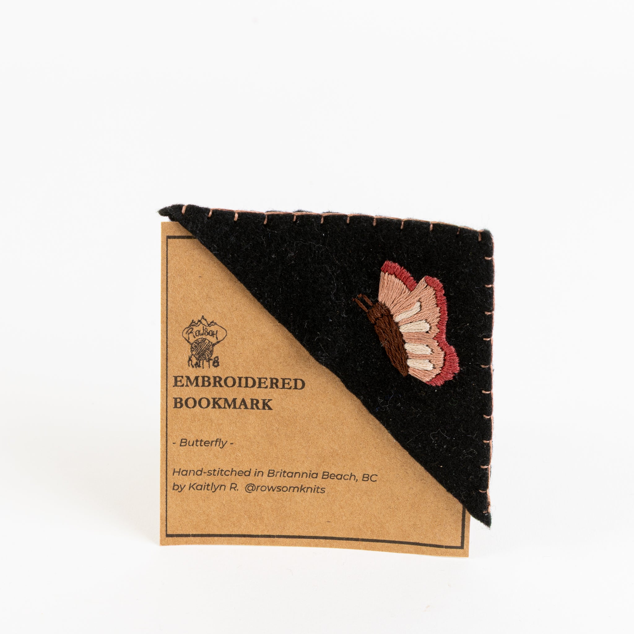 Corner Embroidered Bookmark