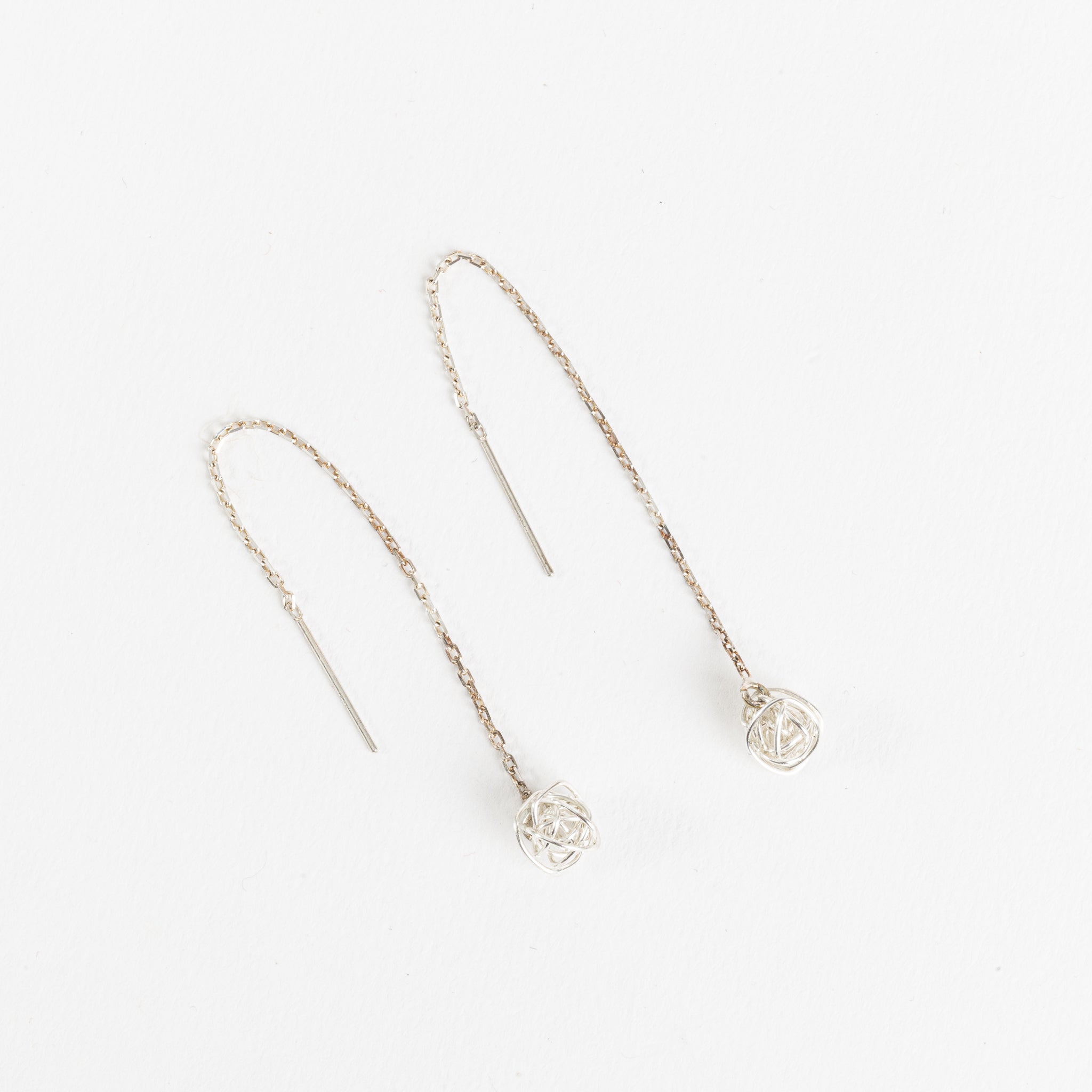 Earrings - Silver Threader