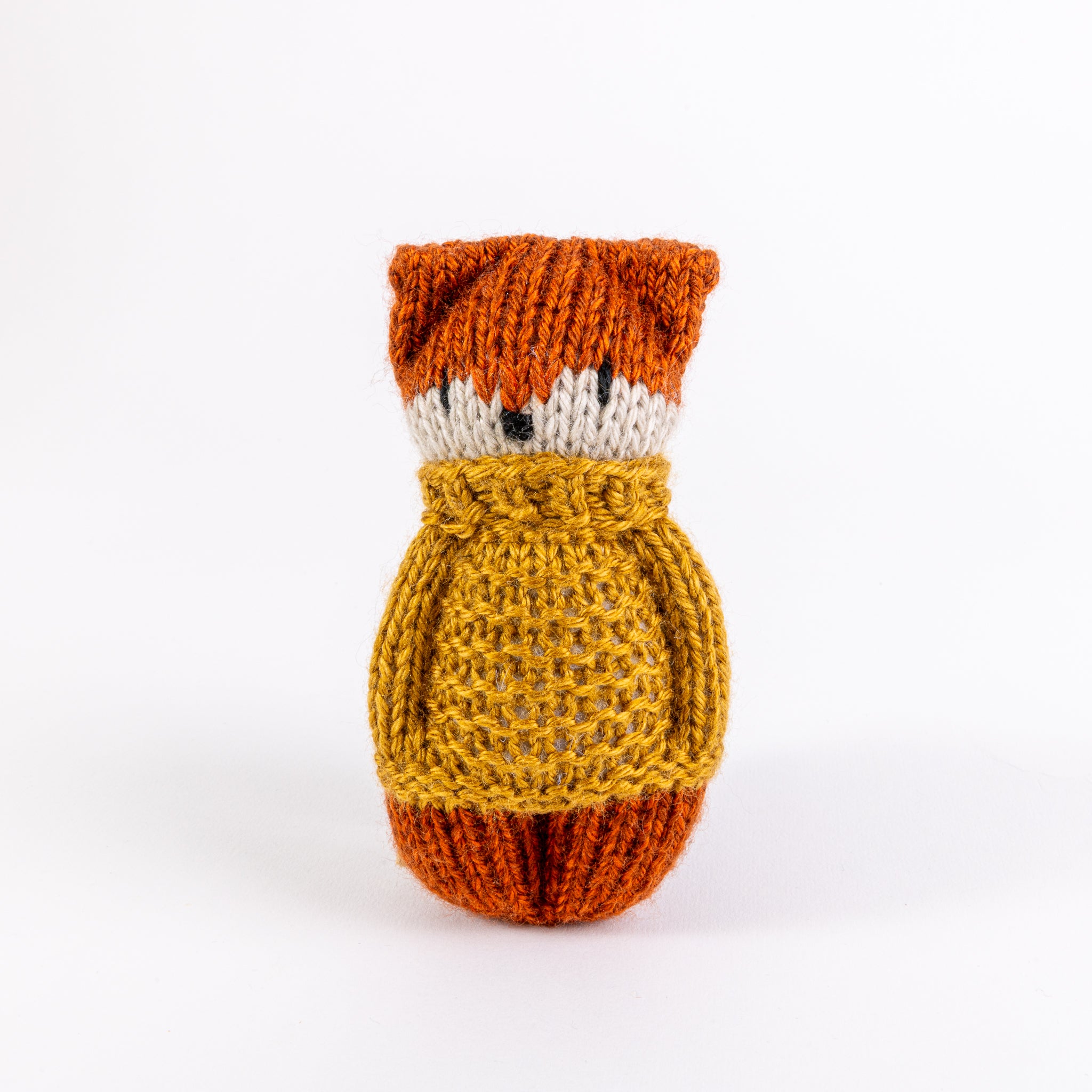 Hand Knitted Fox