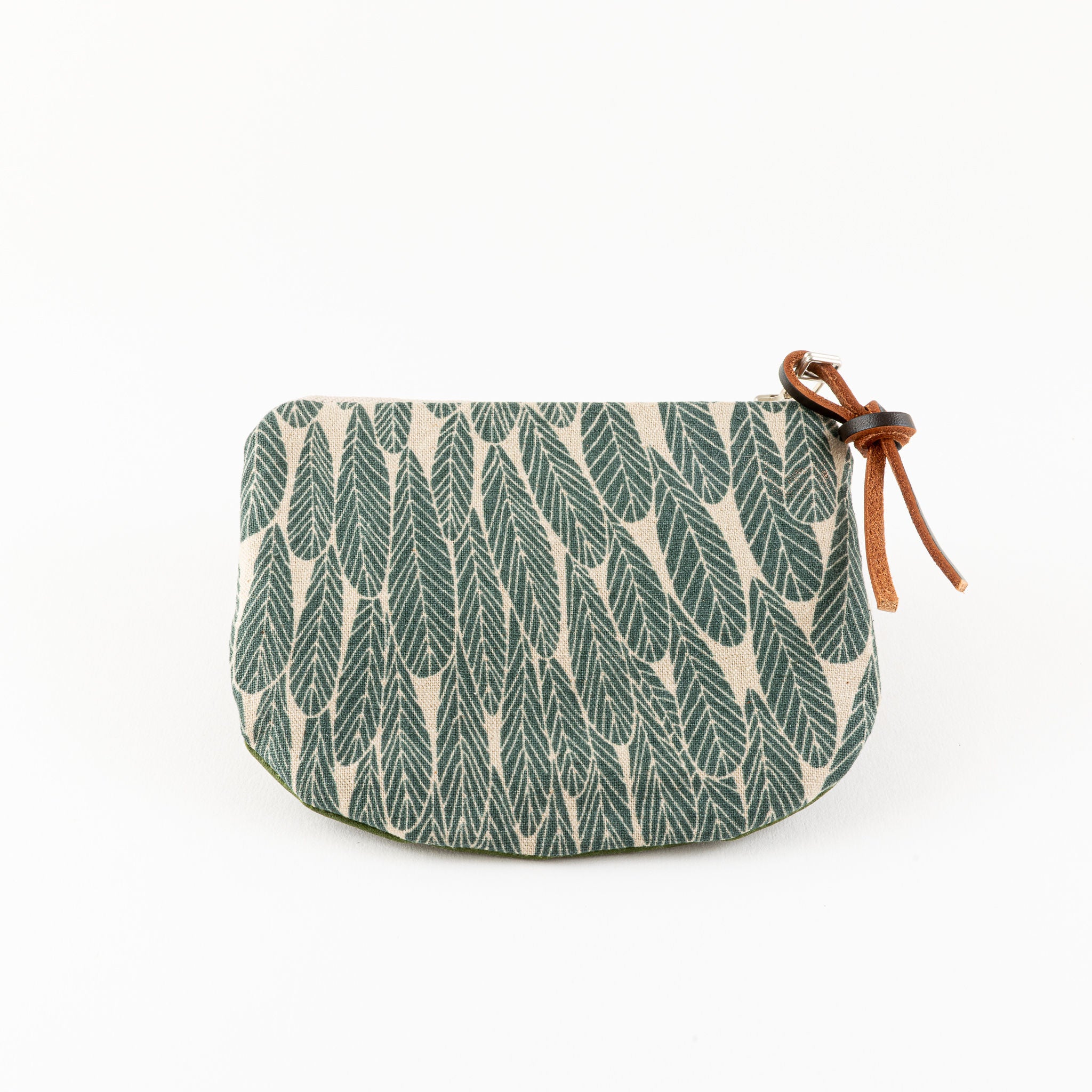 Small Zip Oilskin Purse