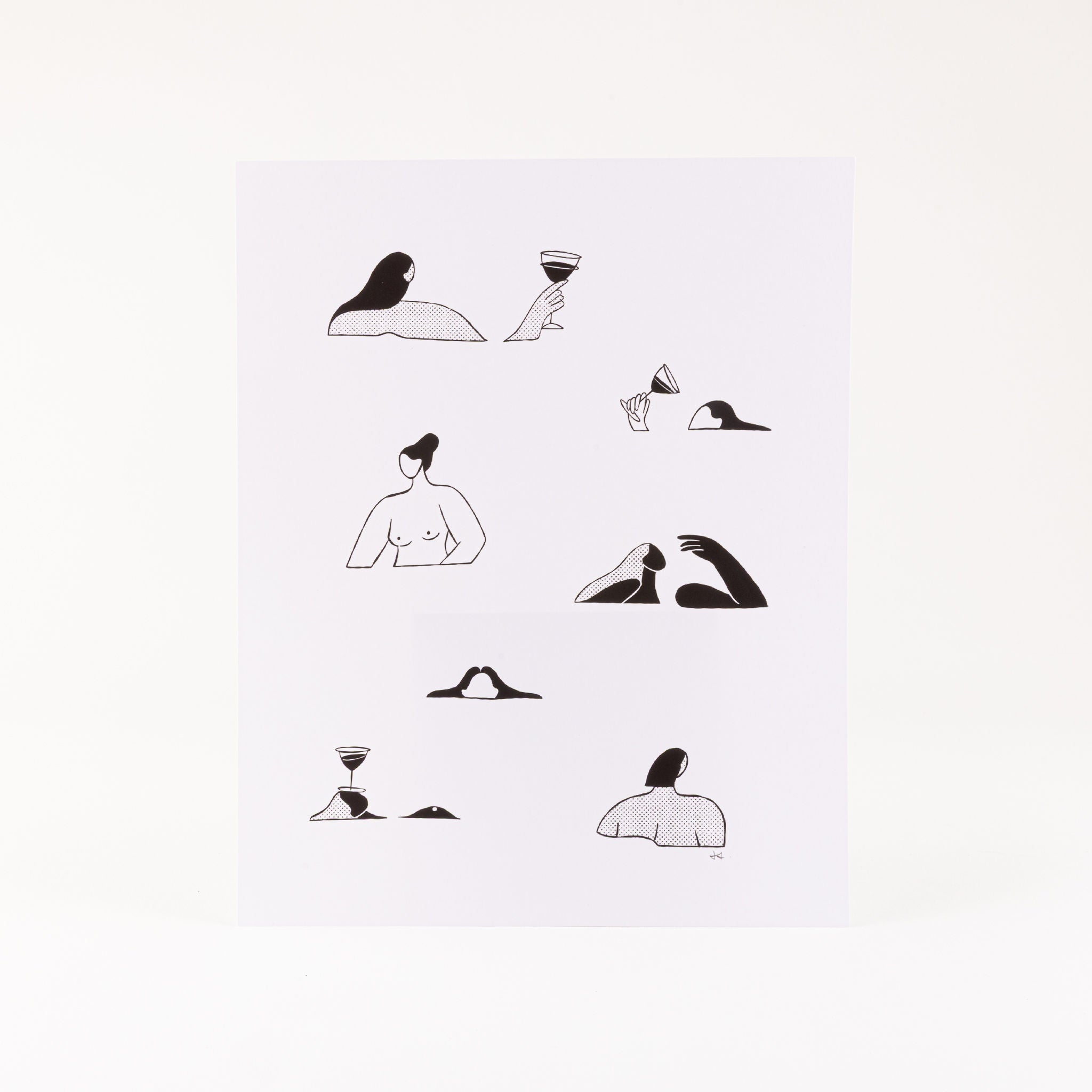 Art Print - Floating Girls