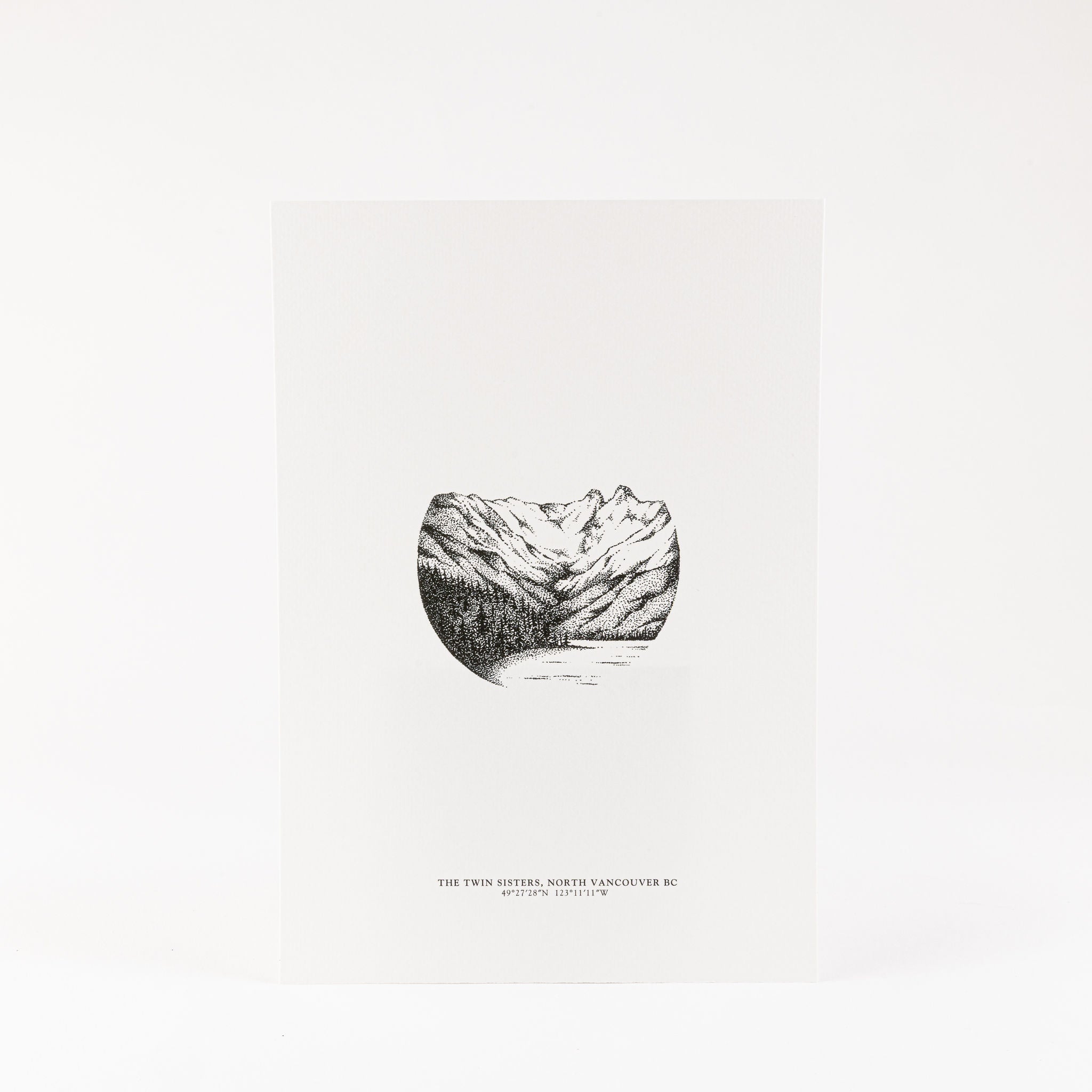 Art Print - The Twin Sisters, North Vancouver BC