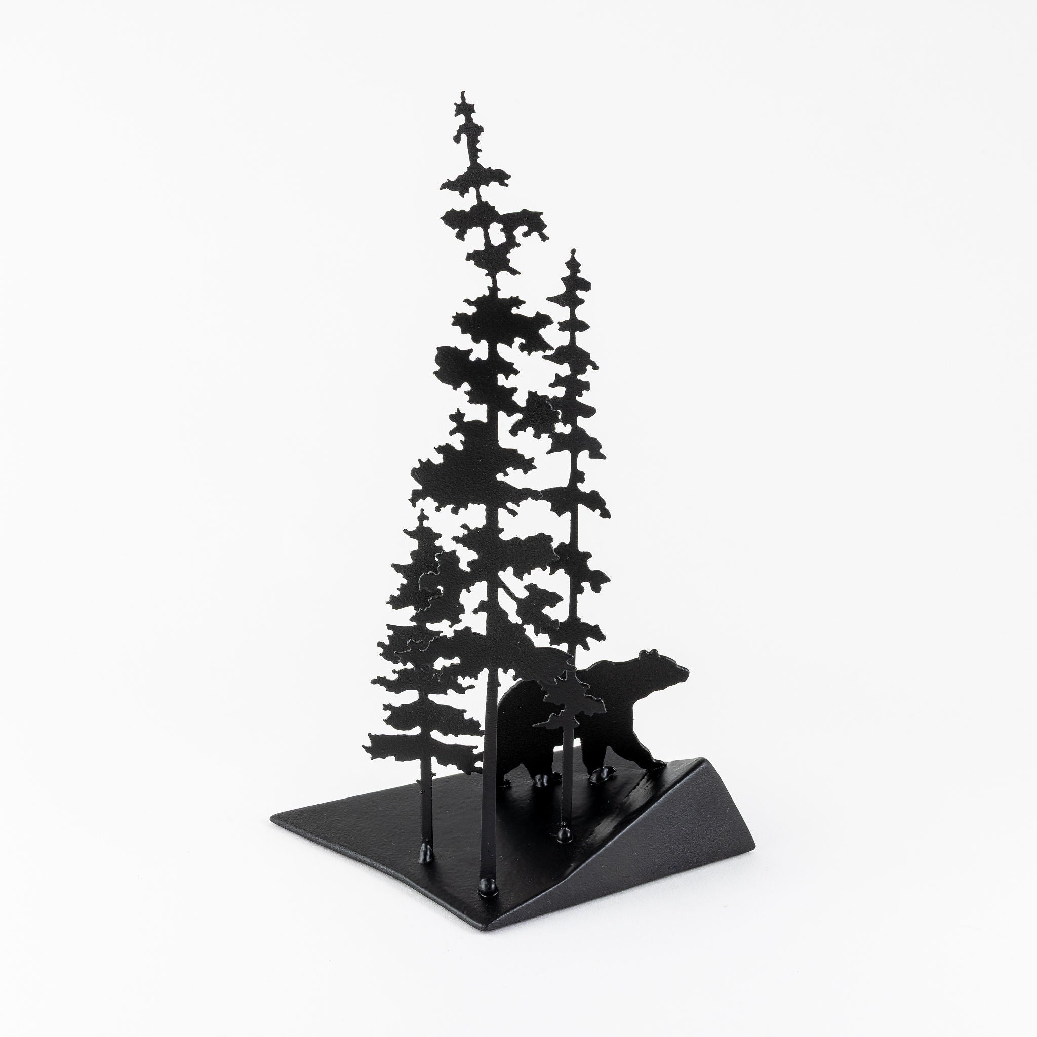 Metal Tree & Bear Stand