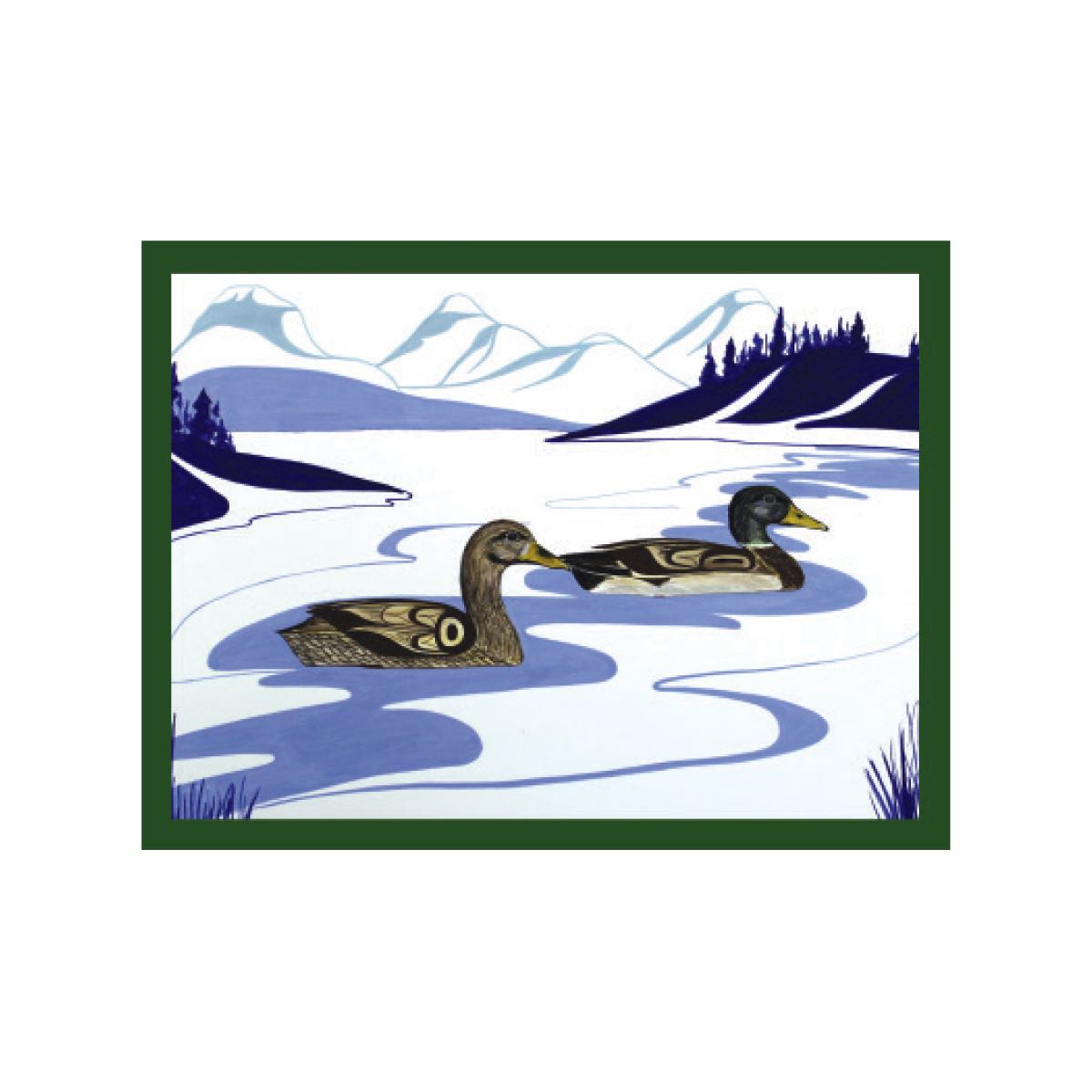 Greeting card - Mallard Ducks