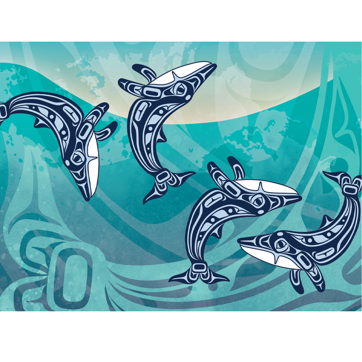 Greeting card - Humpback Whale