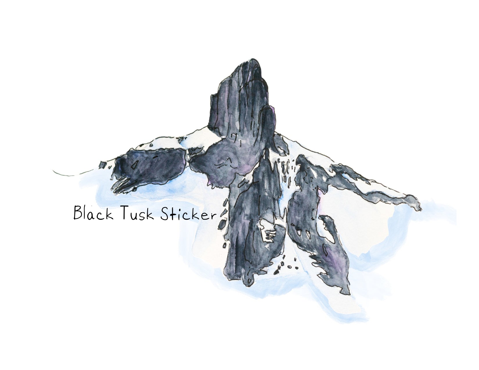 Sticker - Black Tusk