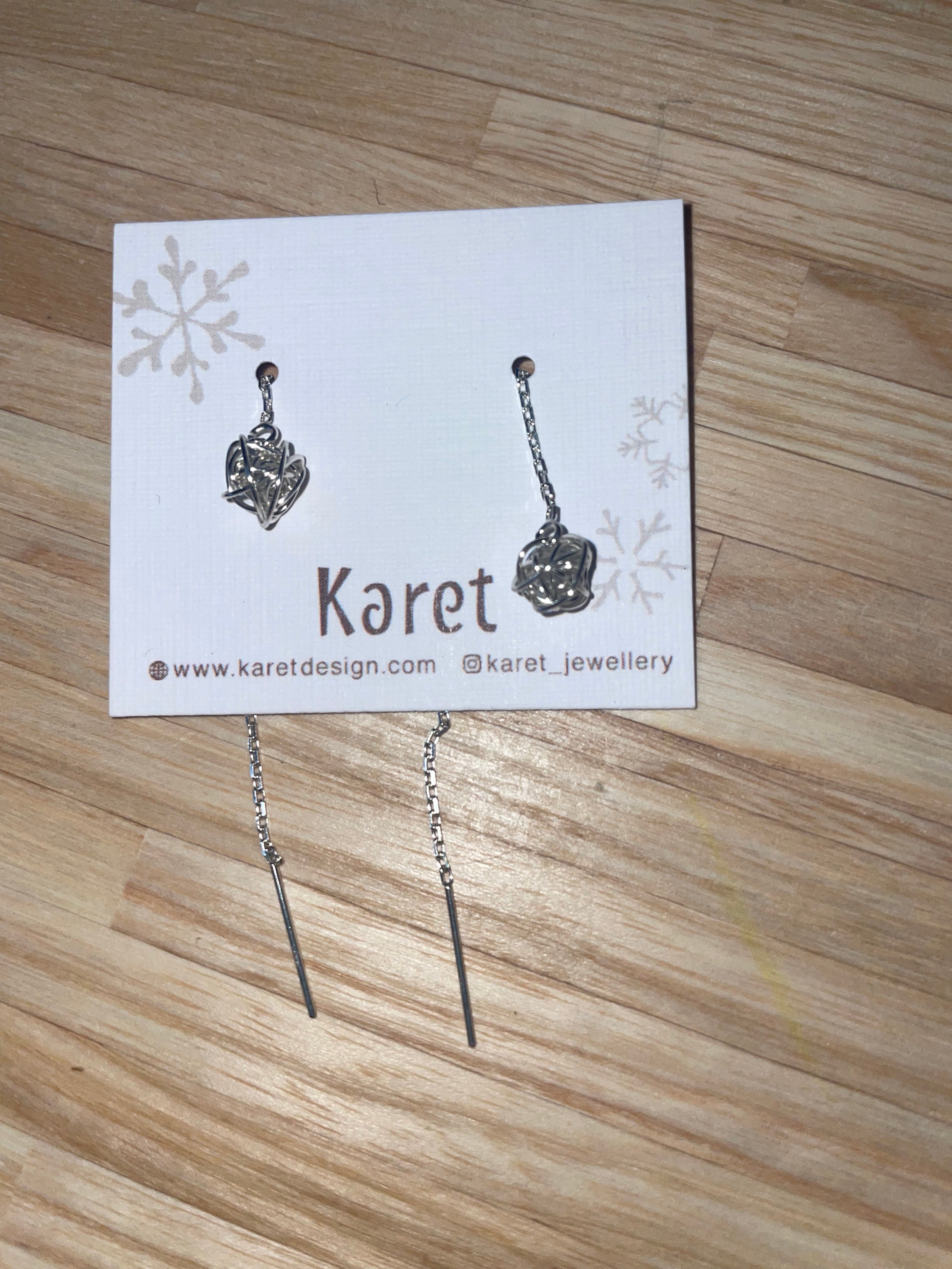 Earrings - Silver Threader