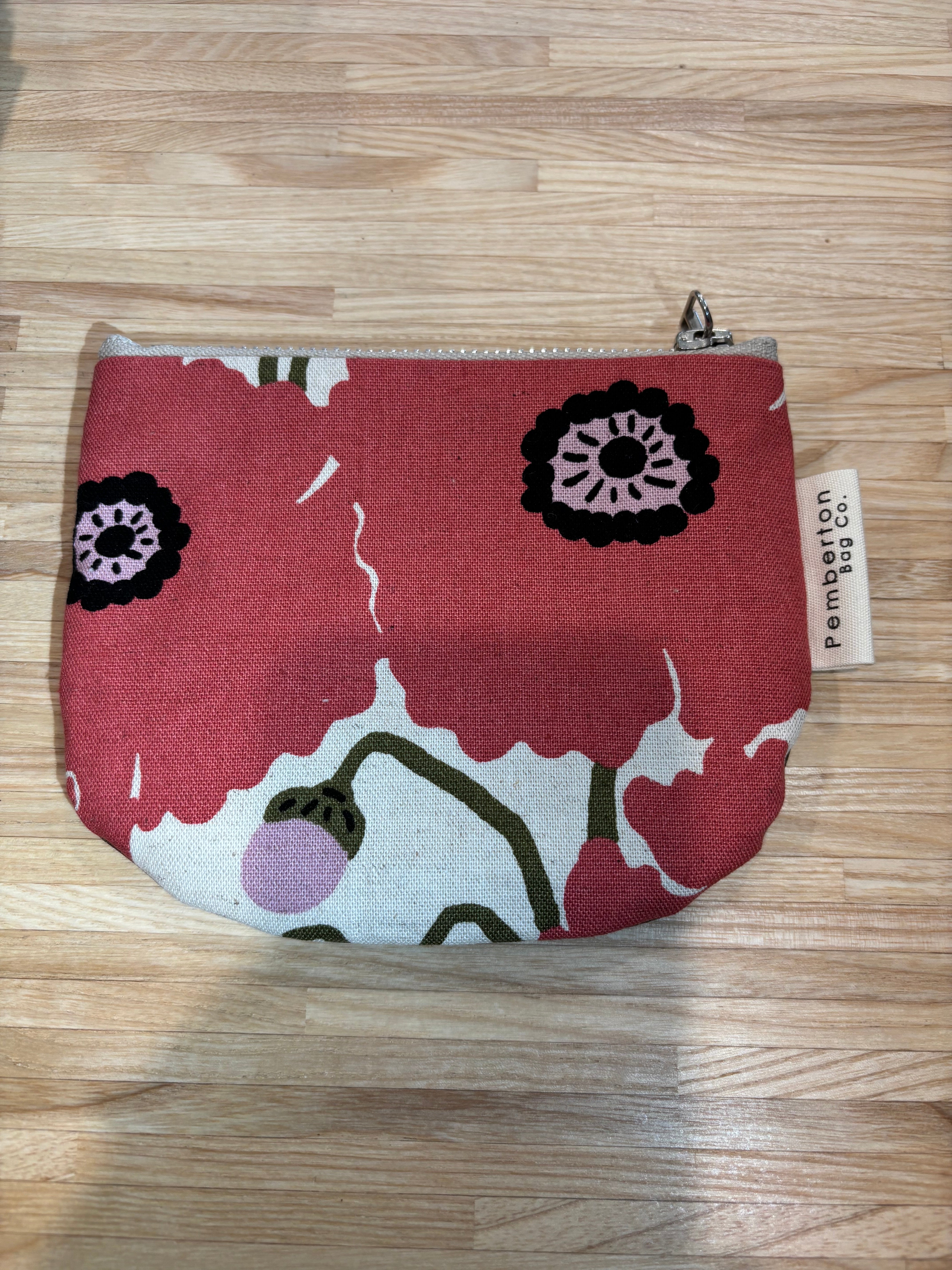 Small Zip Oilskin Purse